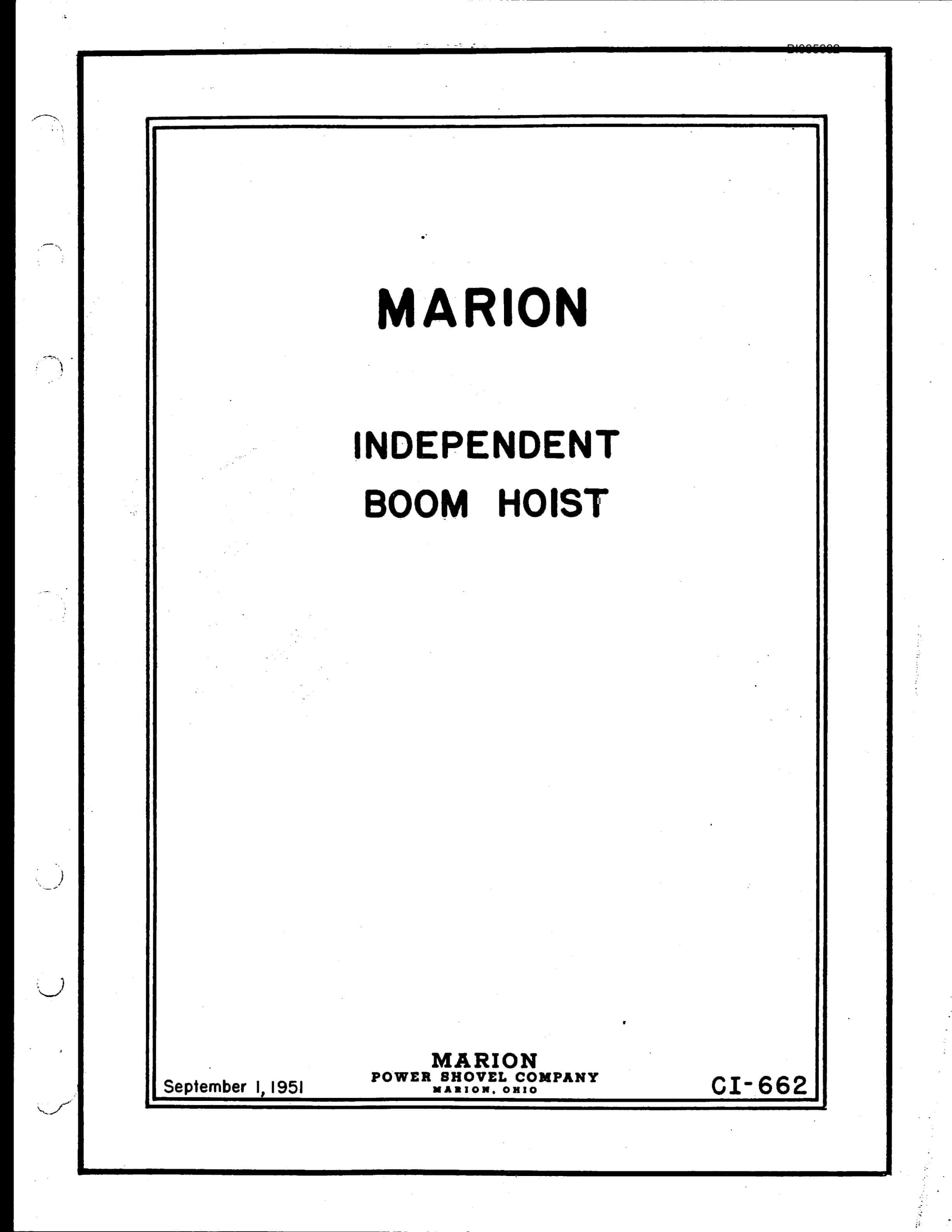 Bucyrus Marion 372 Technical Manual BI005682-3
