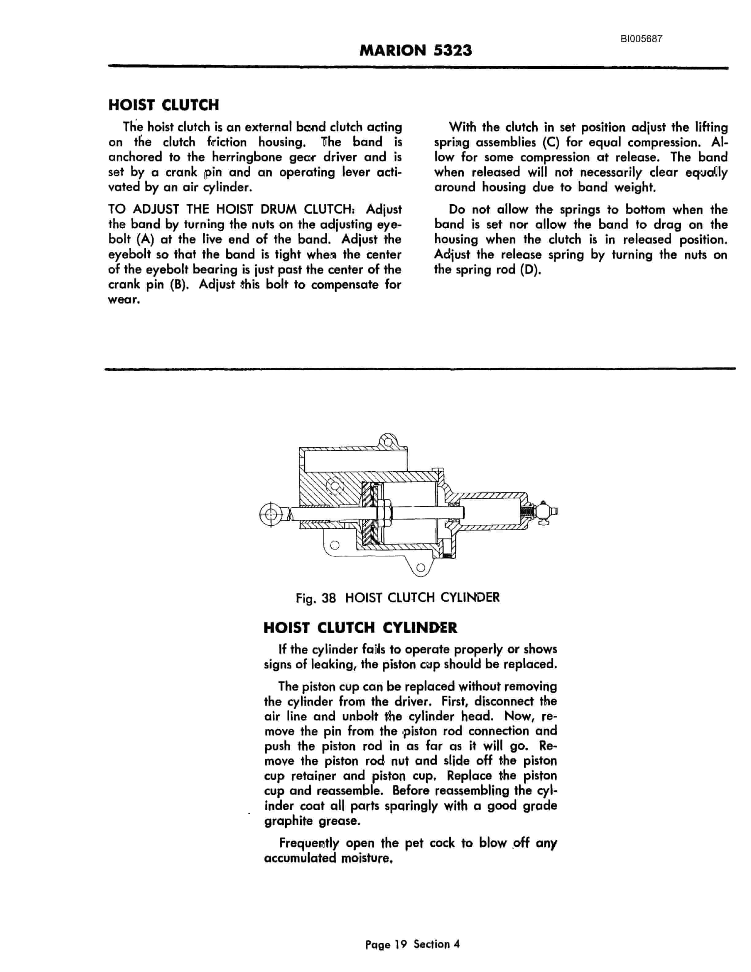 Bucyrus Marion 5323 Technical Manual BI005687-2