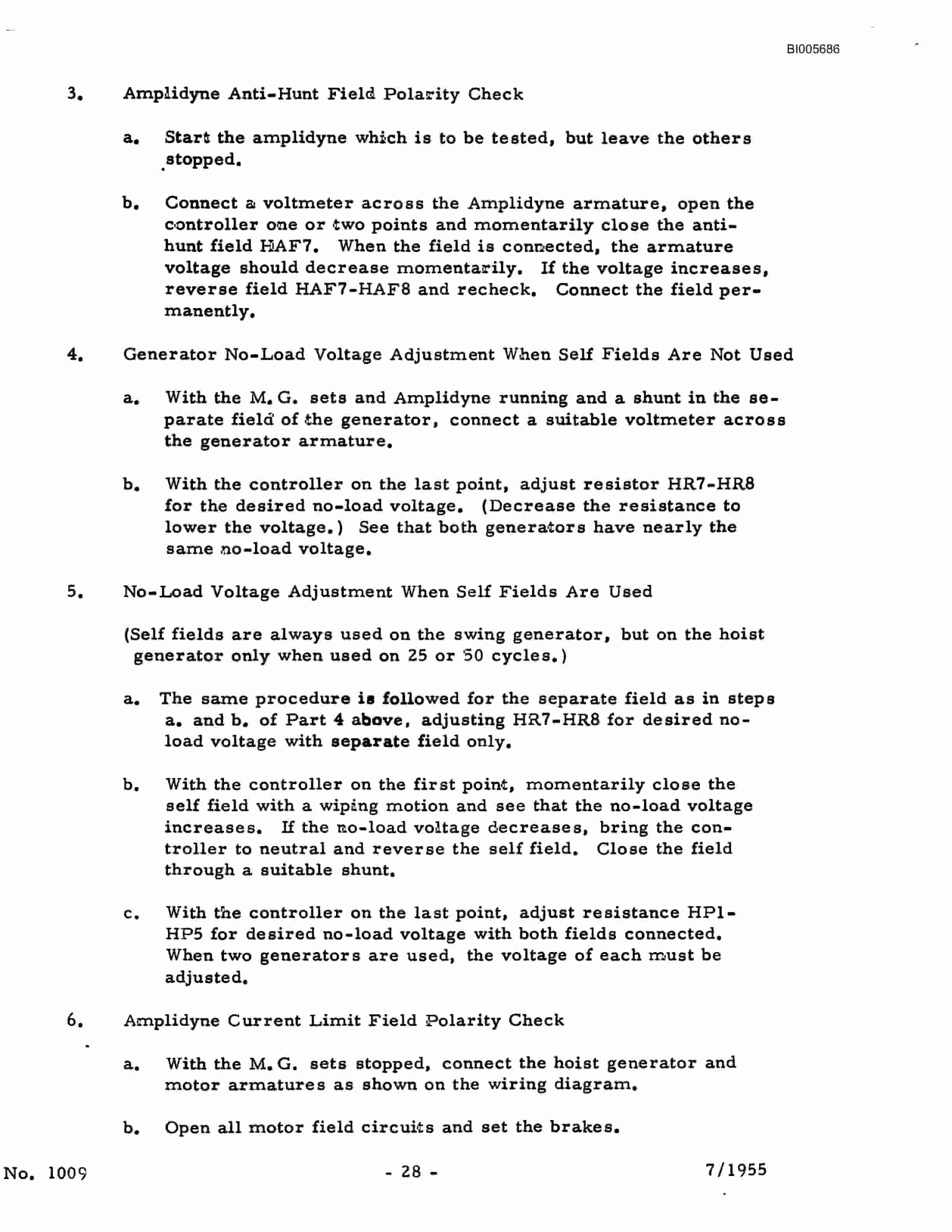Bucyrus Marion 5561 Technical Manual BI005686-3