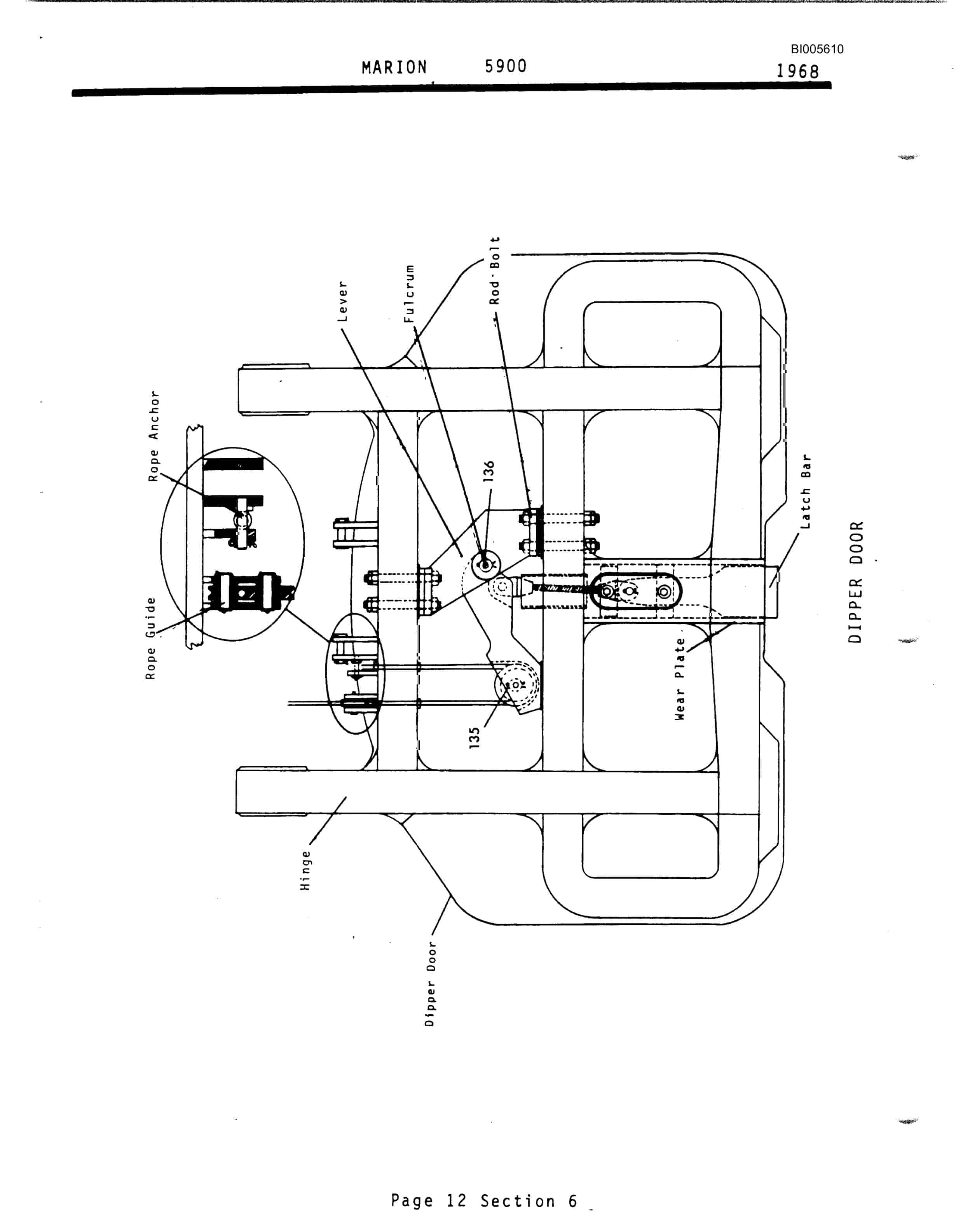 Bucyrus Marion 5900 Electric Stripping Shovel Technical Manual BI005610-4
