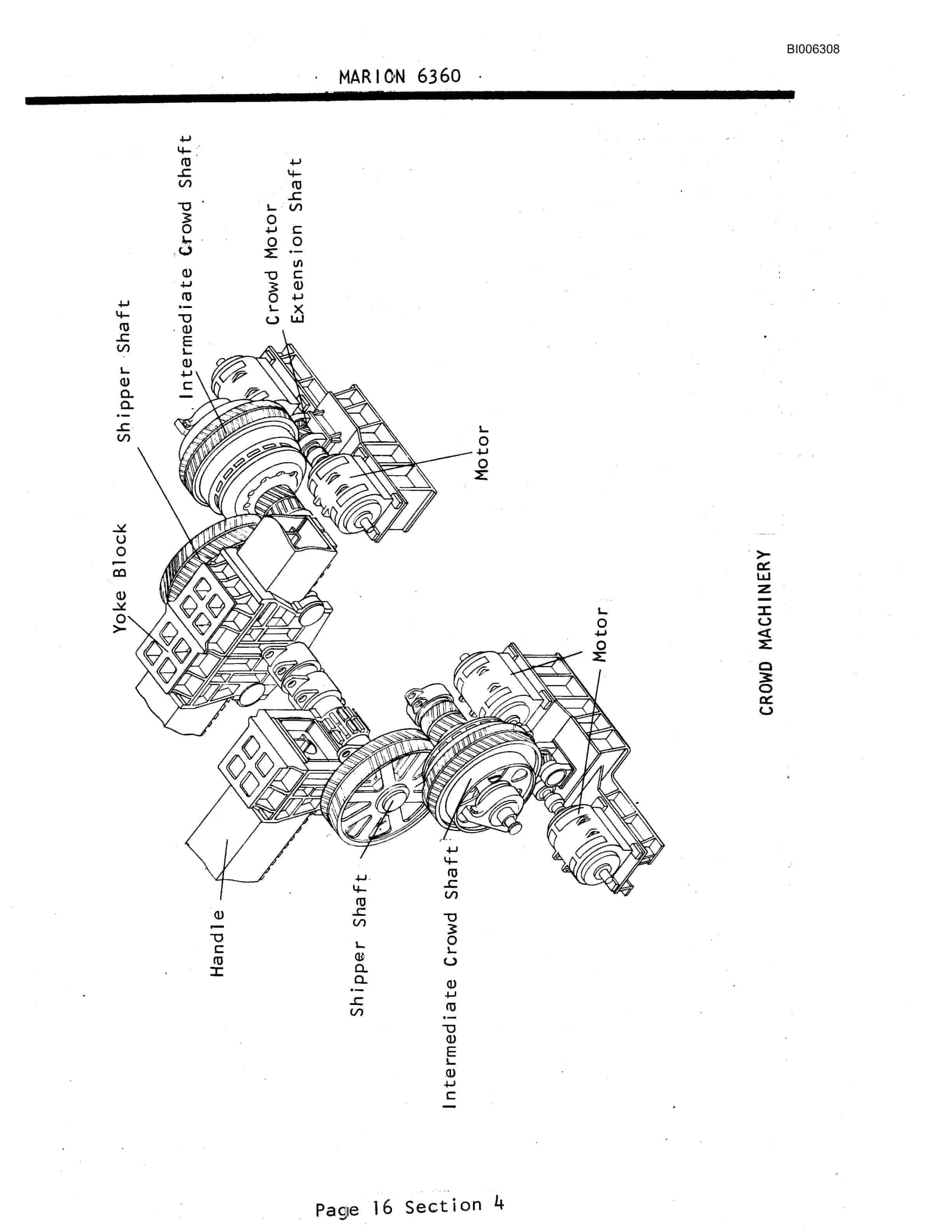Bucyrus Marion 6360 Stripping Shovel Technical Manual BI006308-5