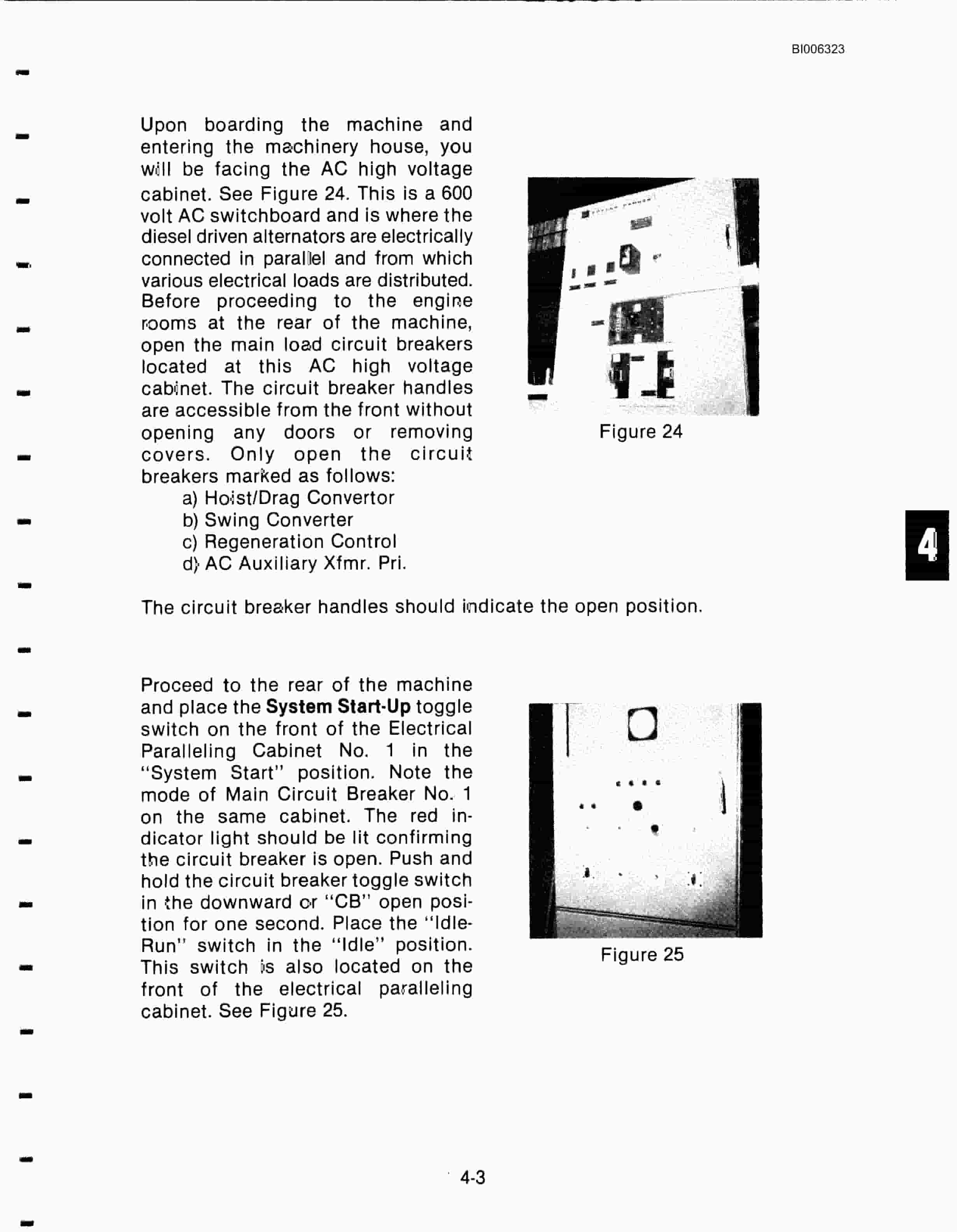 Bucyrus Marion 7250 Walking Dragline Technical Manual BI006323-2