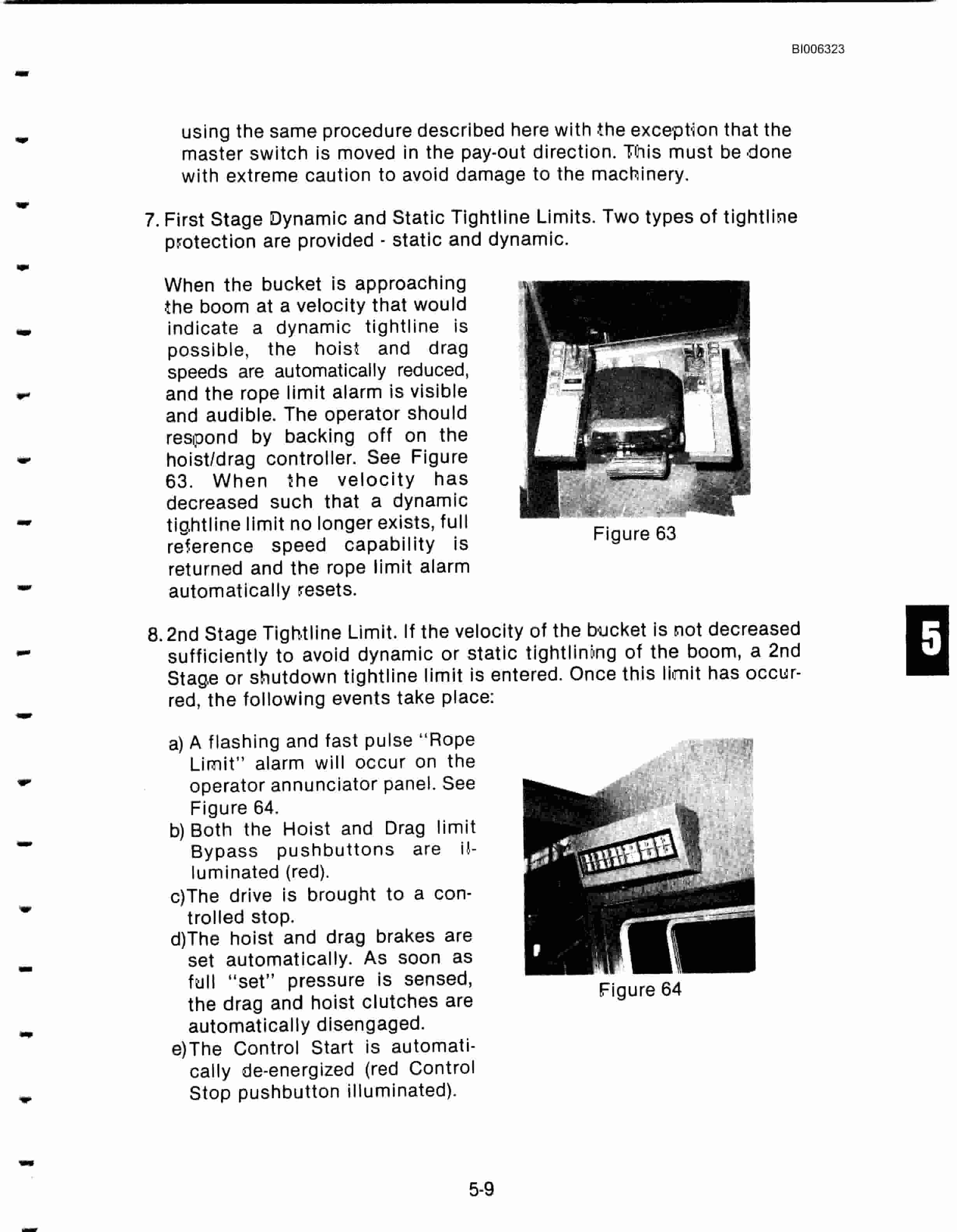 Bucyrus Marion 7250 Walking Dragline Technical Manual BI006323-4