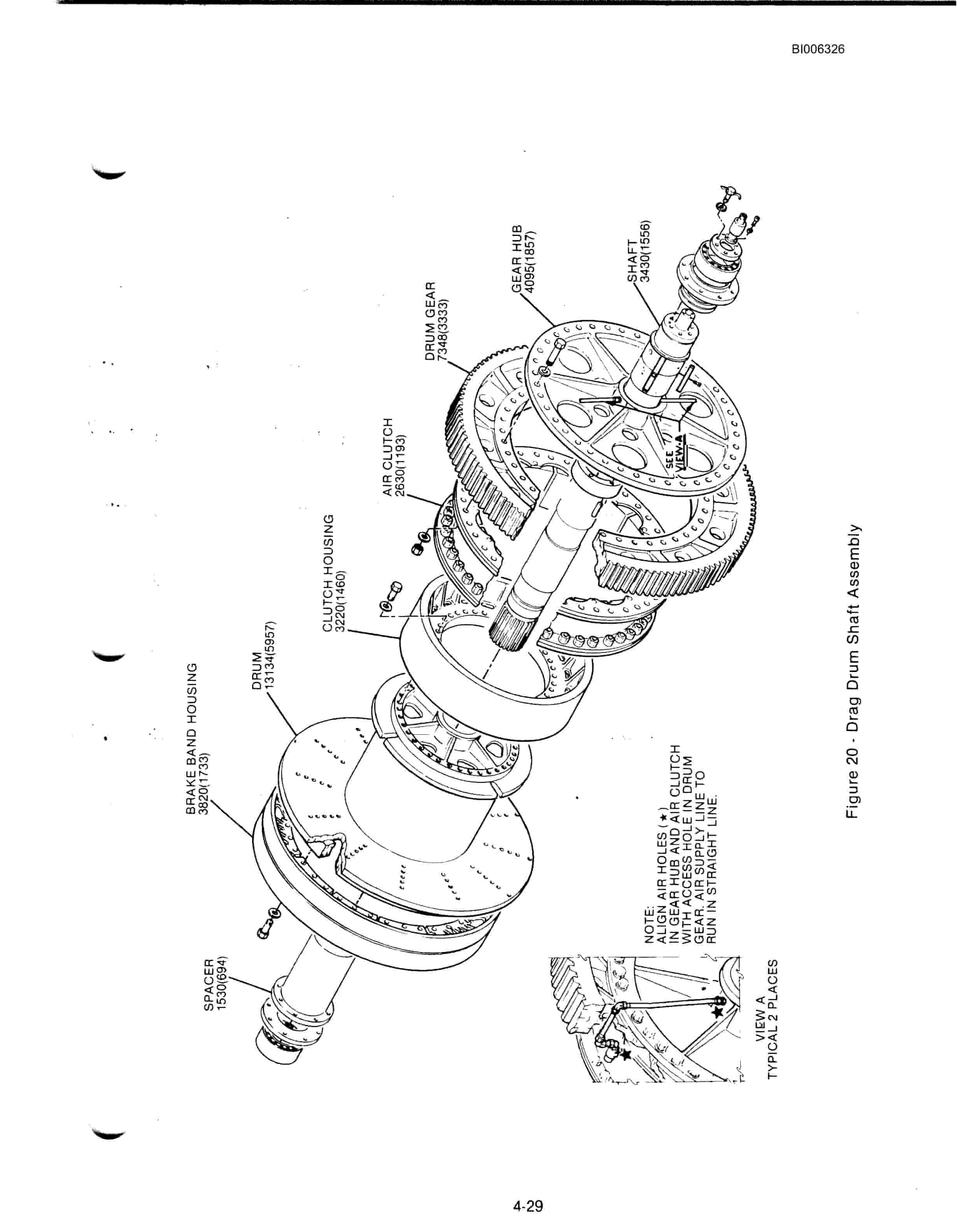 Bucyrus Marion 7250 Walking Dragline Technical Manual BI006326-3