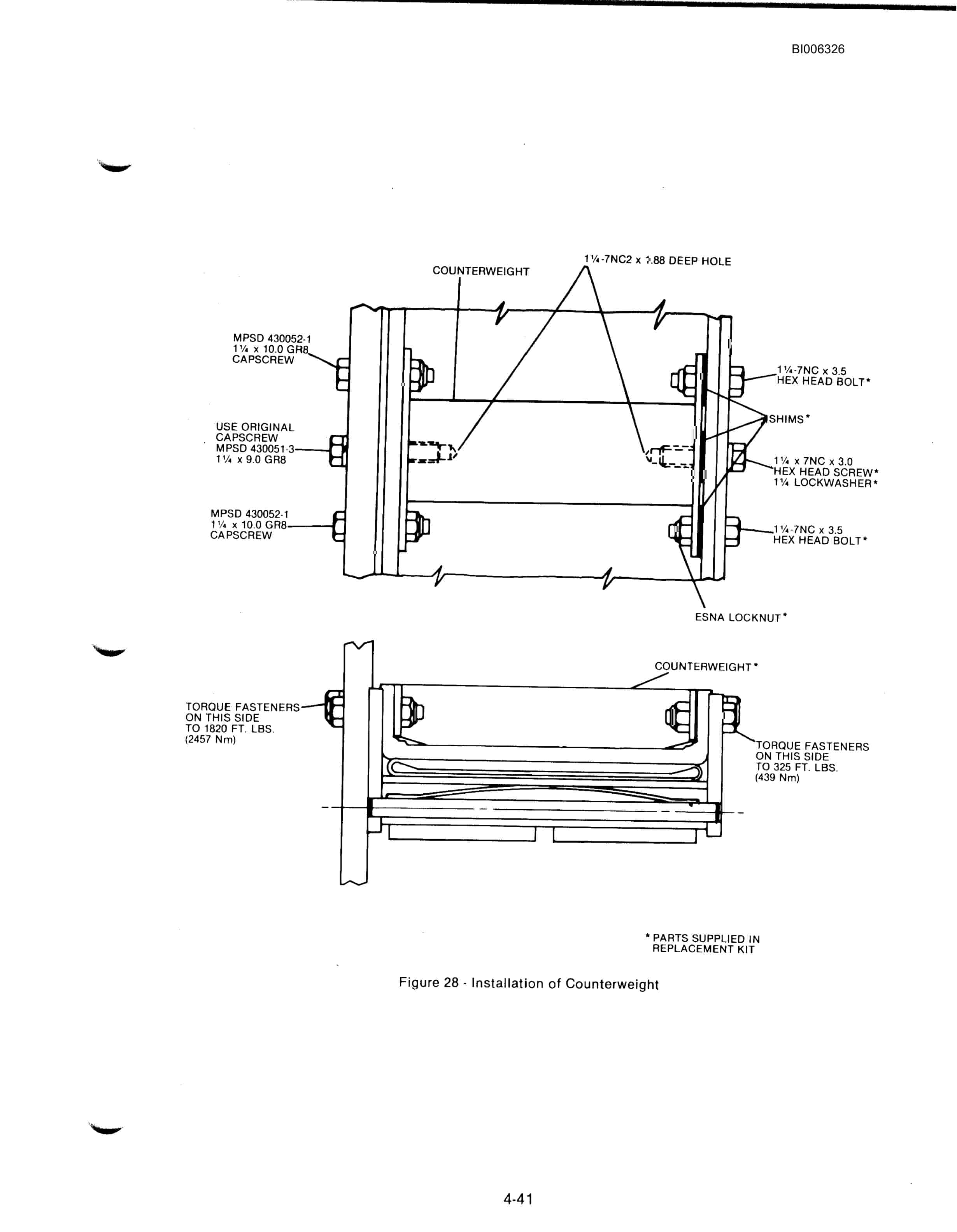 Bucyrus Marion 7250 Walking Dragline Technical Manual BI006326-5