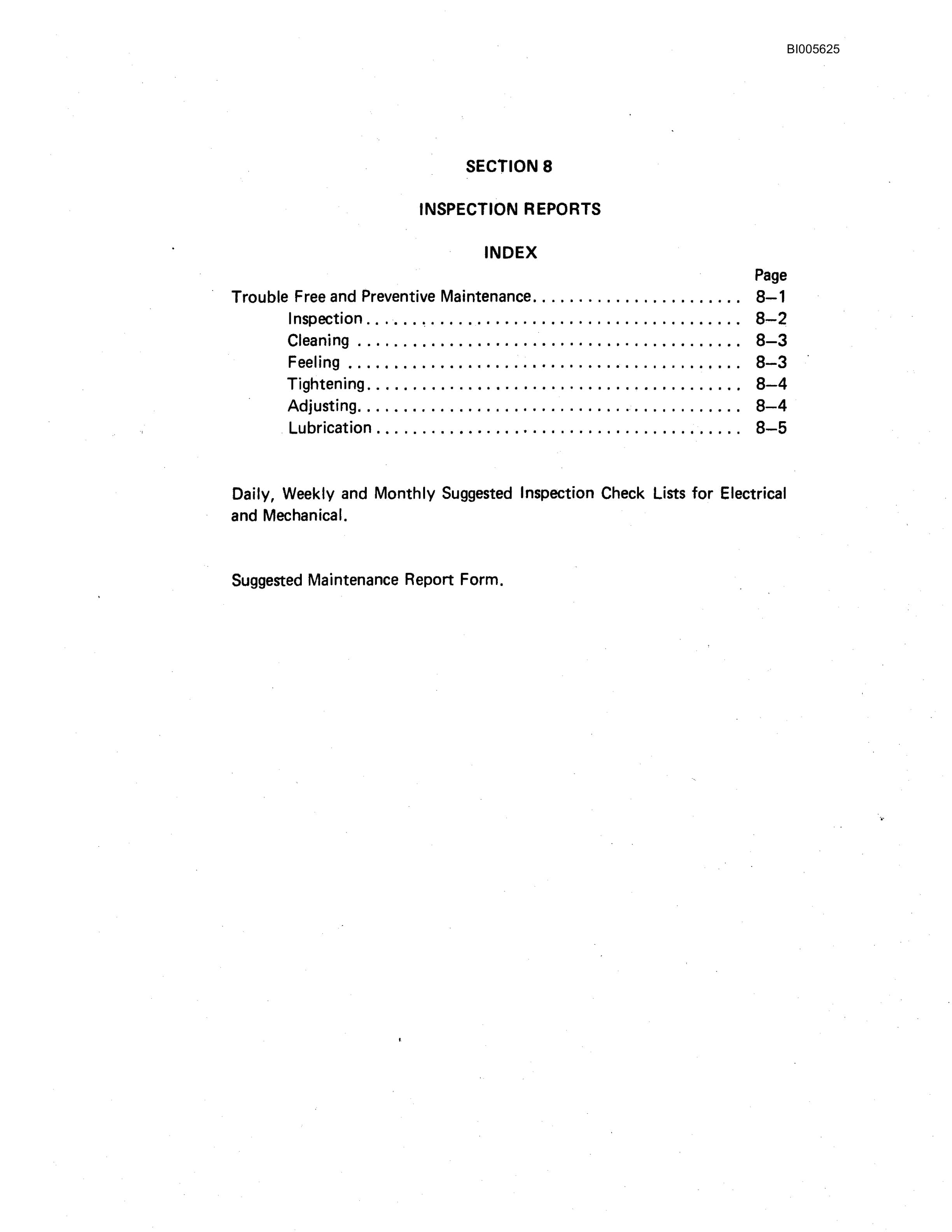 Bucyrus Marion 7450 Walking Dragline Technical Manual BI005625-3