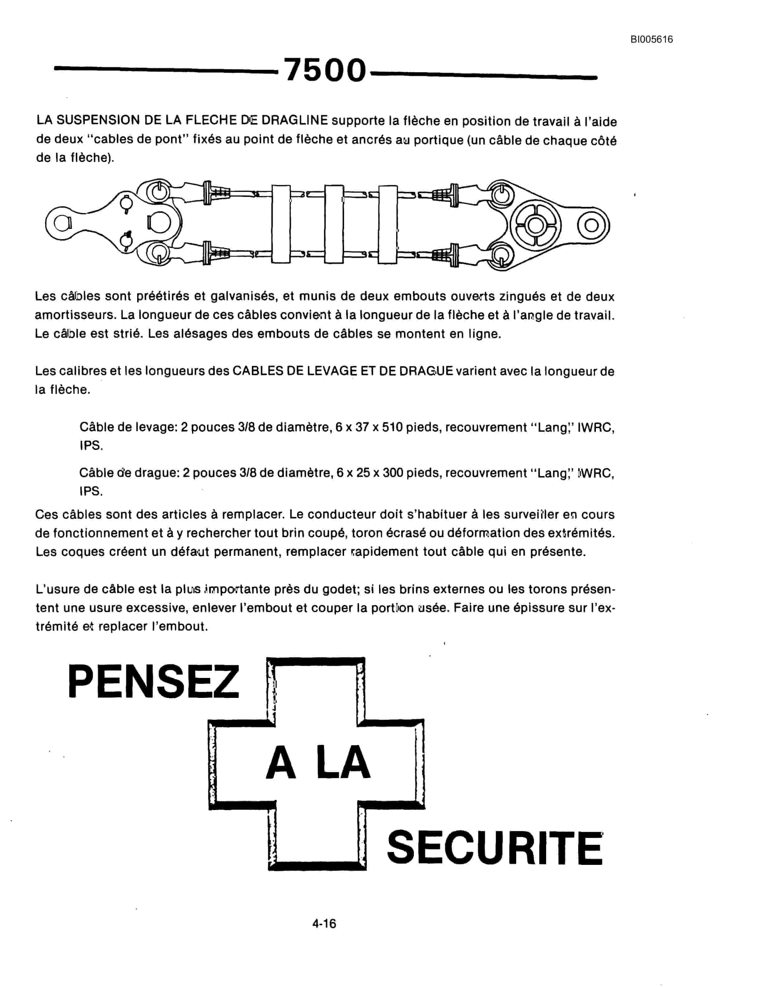 Bucyrus Marion 7500 Dragline Technical Manual BI005616-5