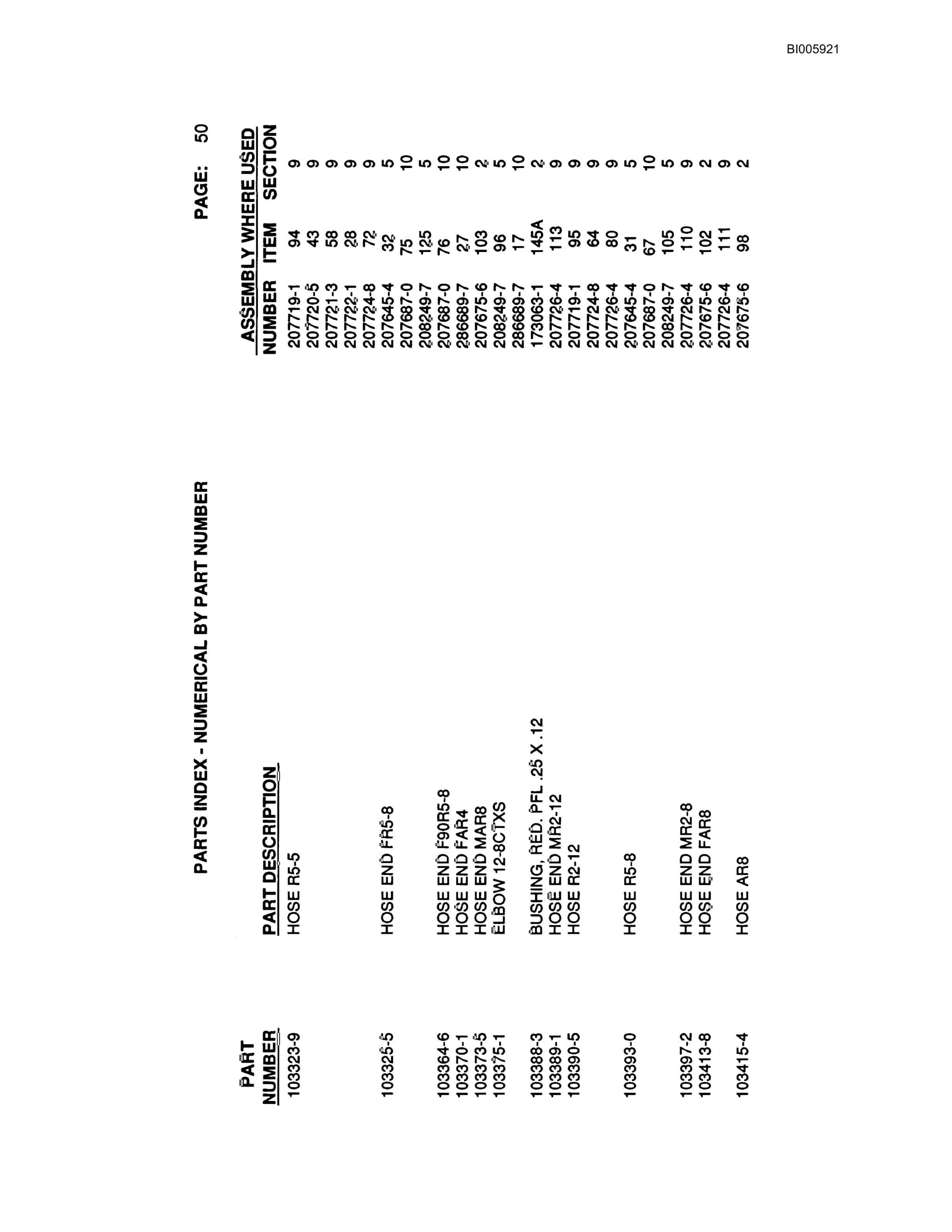 Bucyrus Marion 7820 Walking Dragline Parts Catalog BI005921-3