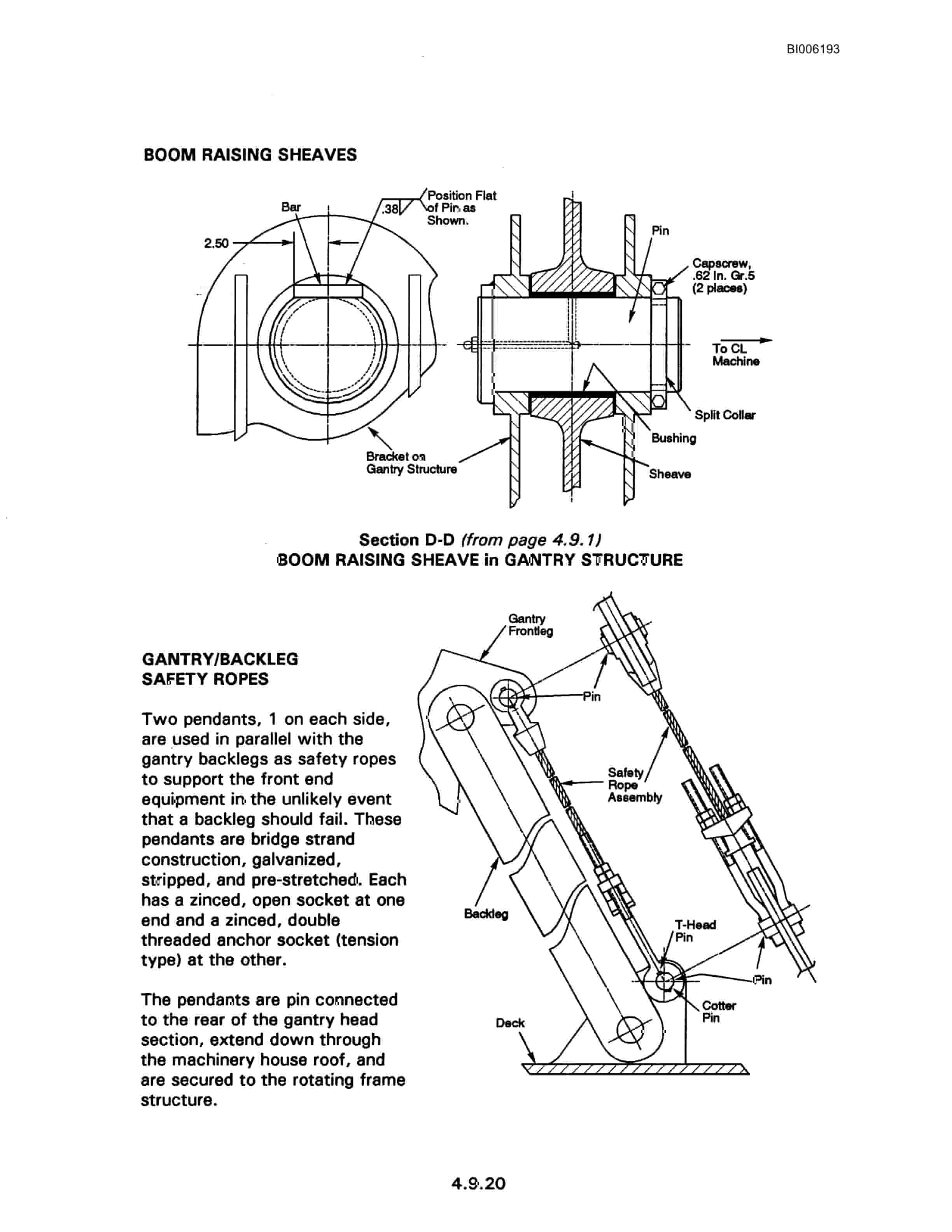 Bucyrus Marion 7820 Walking Dragline Technical Manual BI006193-2