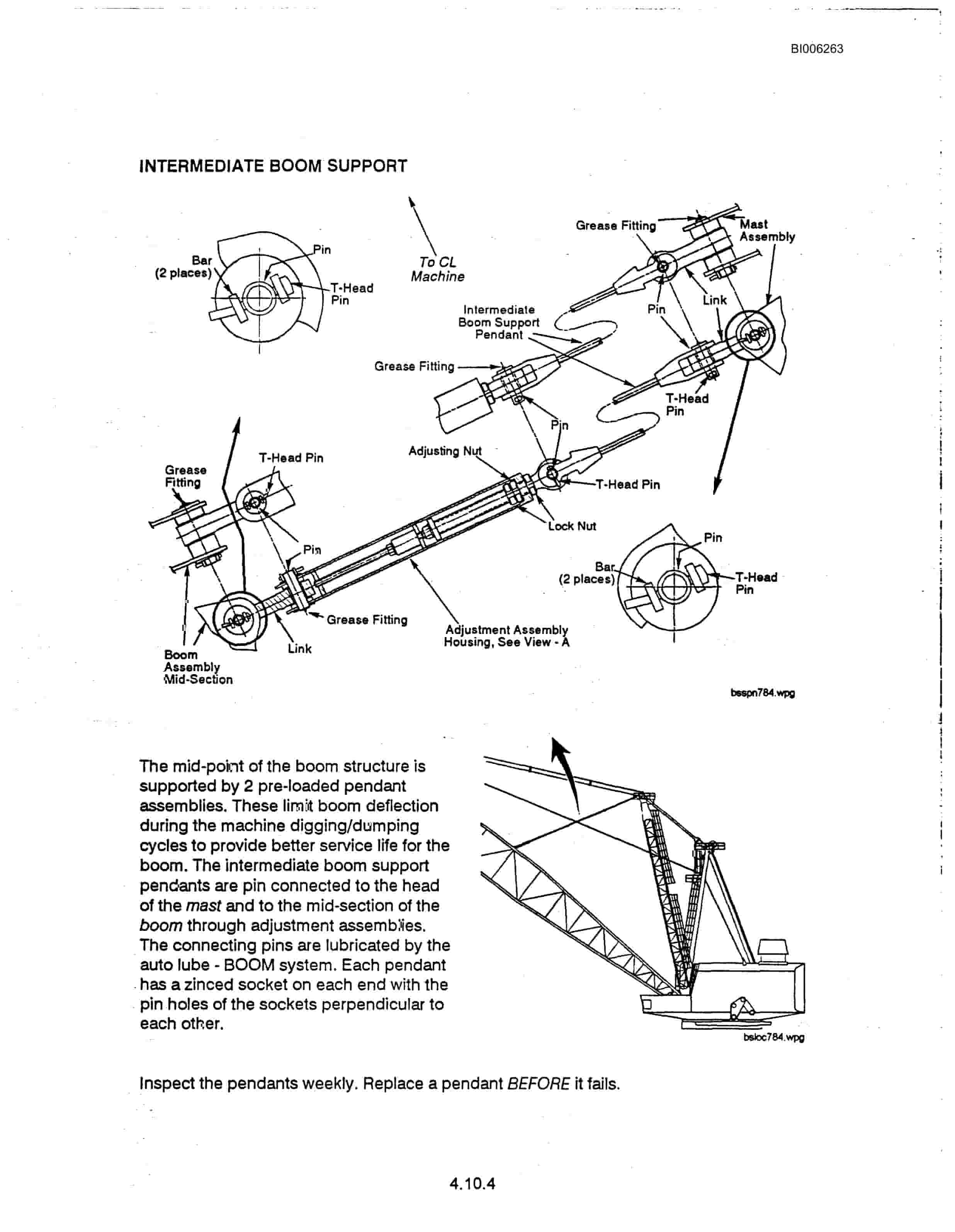 Bucyrus Marion 7820 Walking Dragline Technical Manual BI006263-2