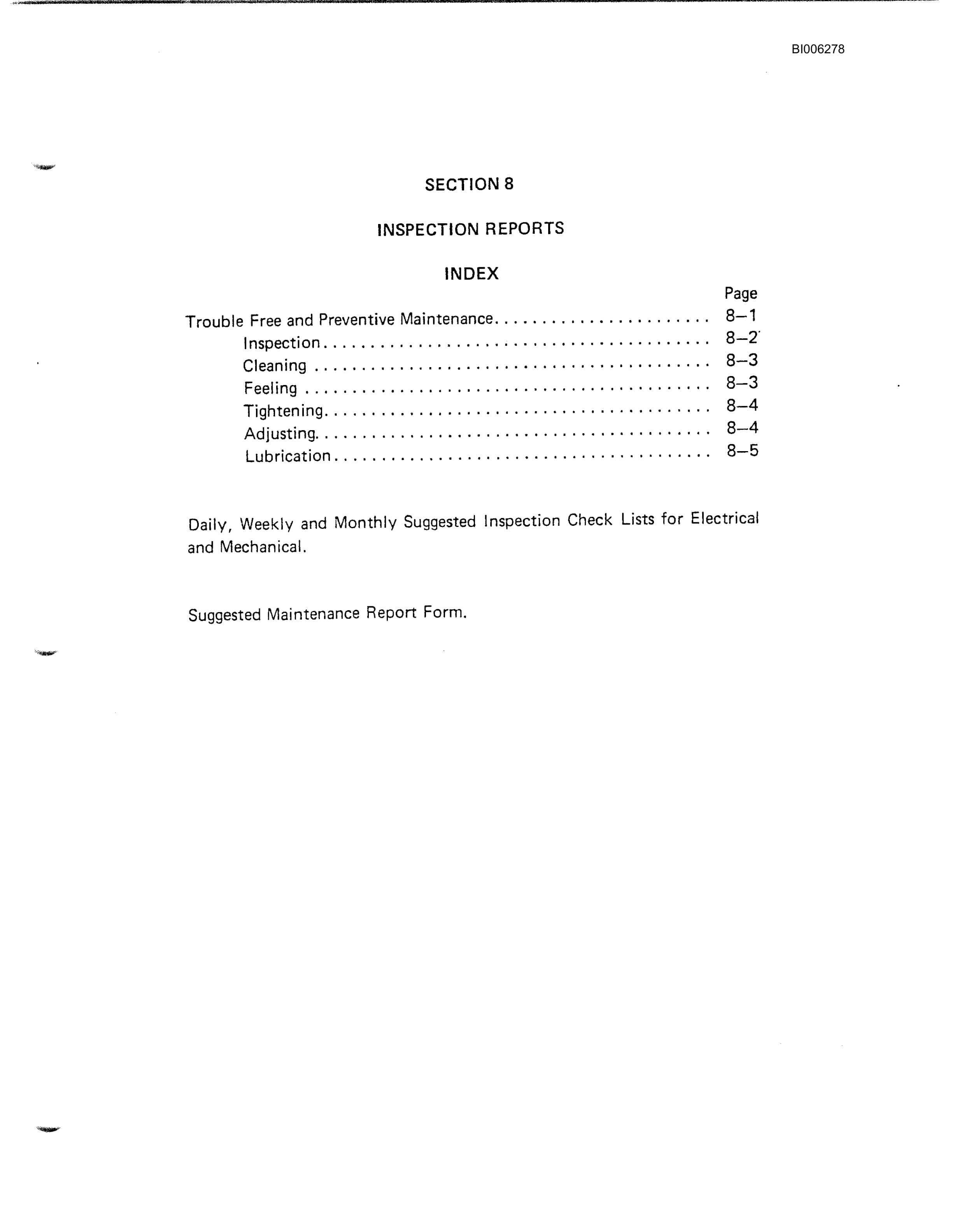 Bucyrus Marion 7820 Walking Dragline Technical Manual BI006278-5