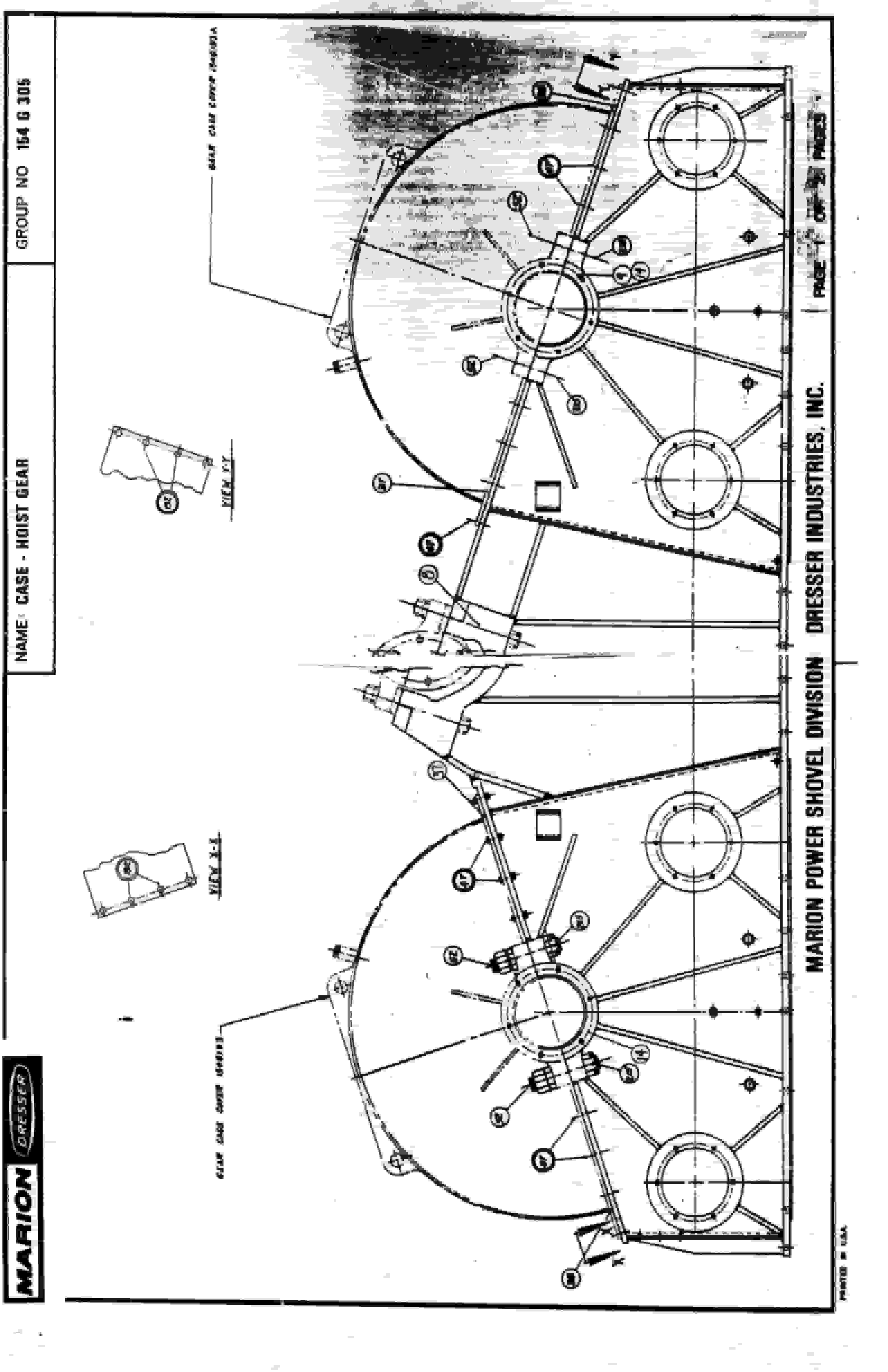 Bucyrus Marion 8000 Walking Dragline Parts Catalog BI006357-3