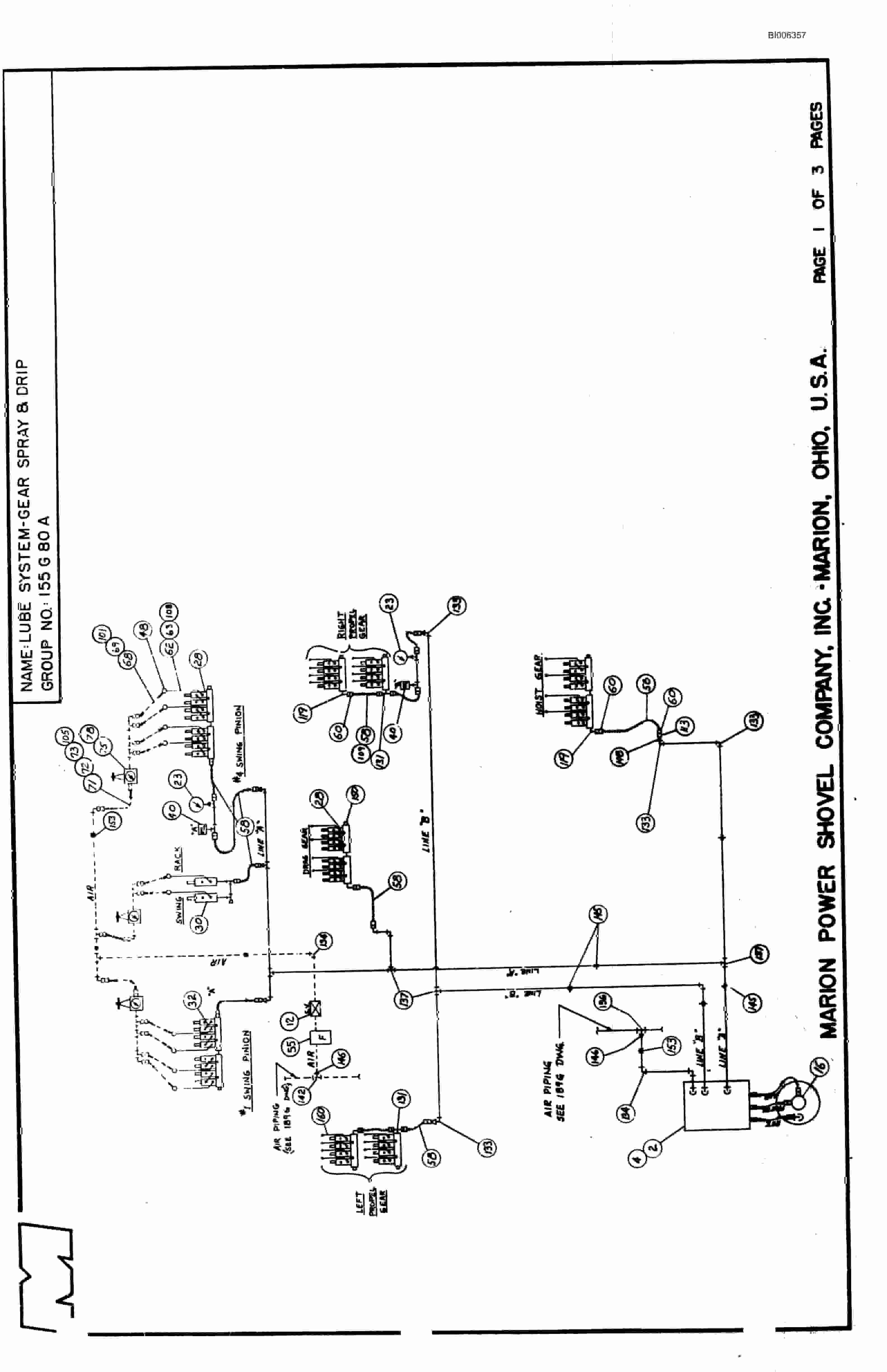 Bucyrus Marion 8000 Walking Dragline Parts Catalog BI006357-5