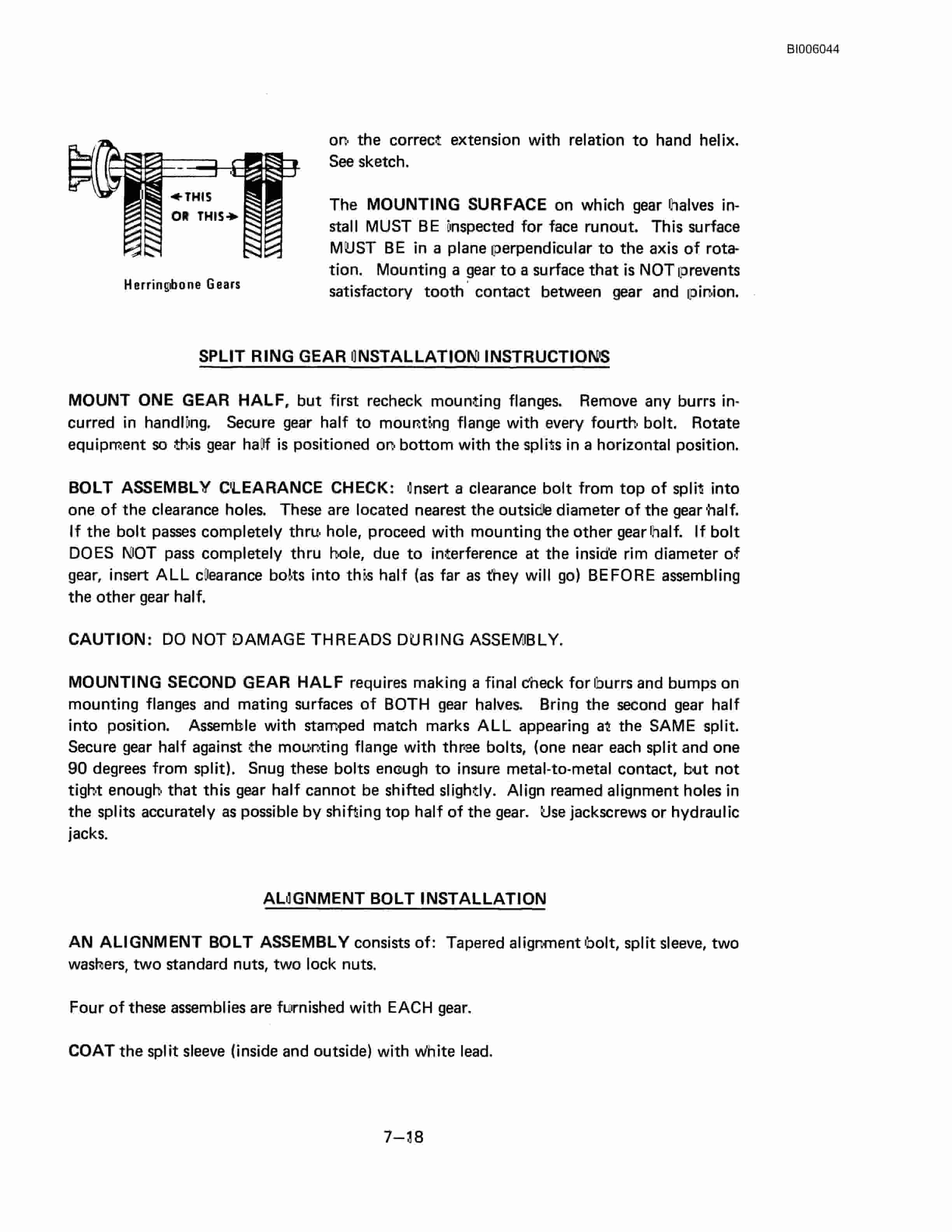 Bucyrus Marion 8050 Dragline Technical Manual BI006044-4