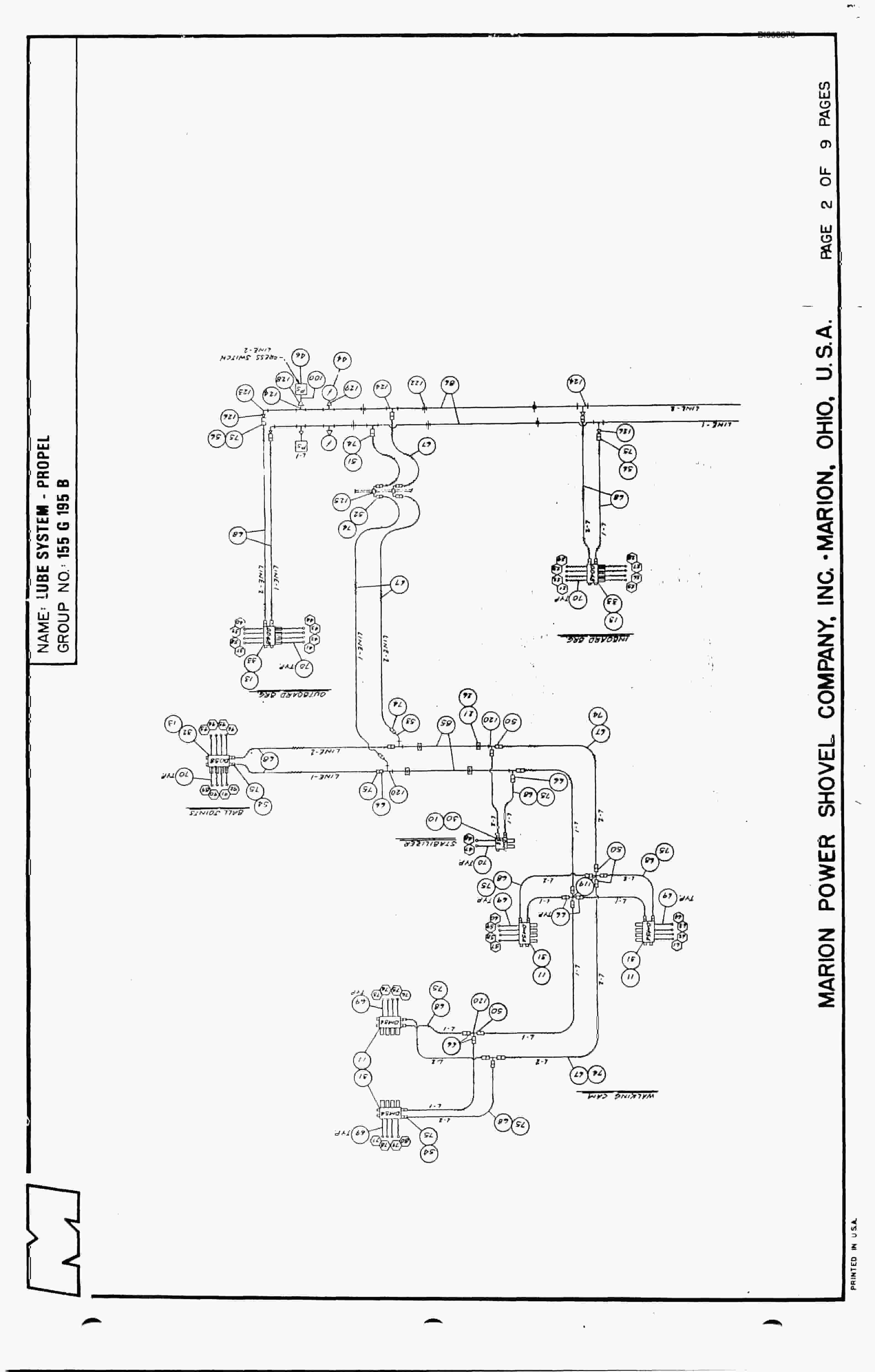 Bucyrus Marion 8050 Parts Catalog BI006676-3