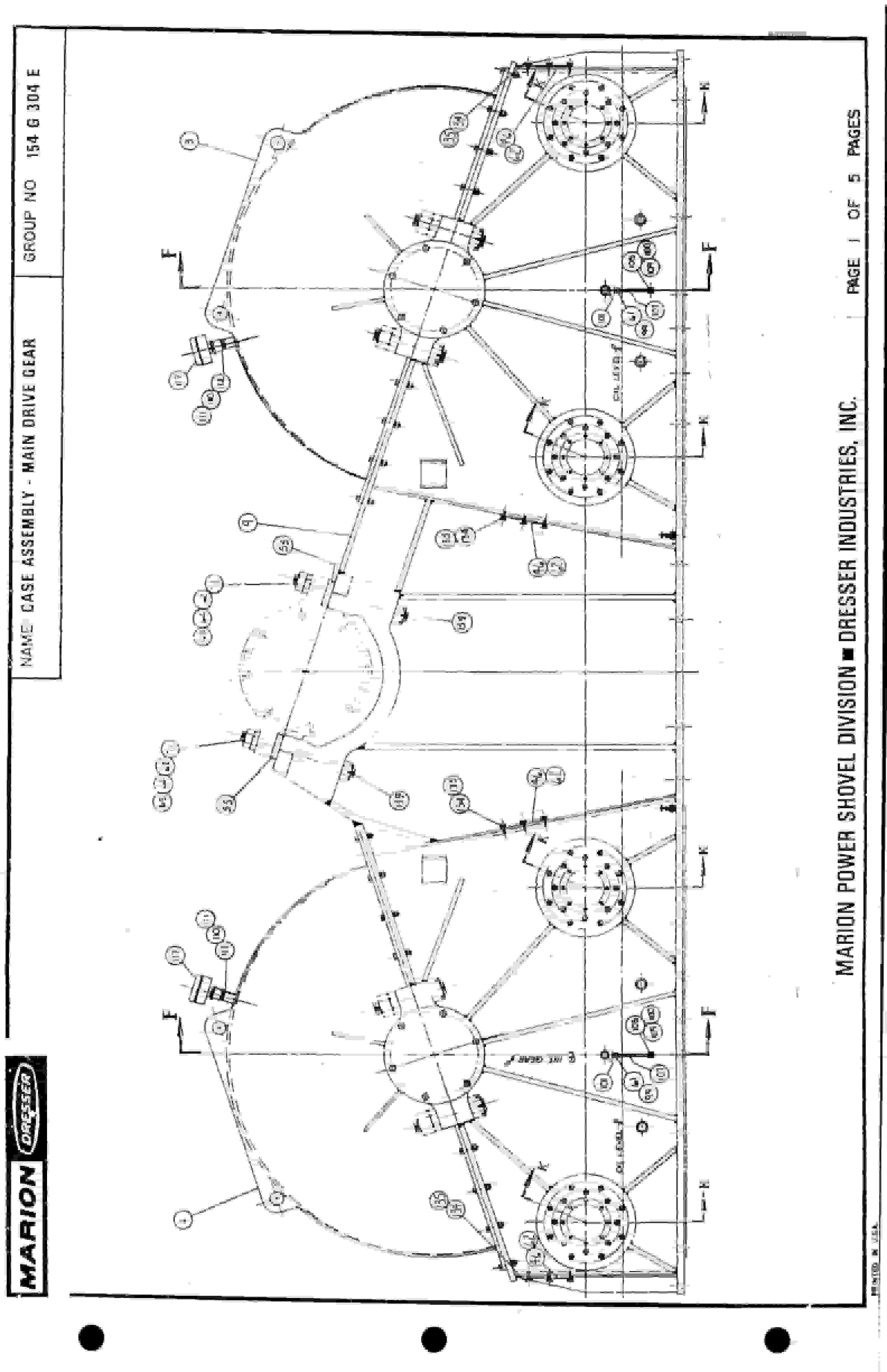 Bucyrus Marion 8050 Parts Catalog BI006693-2