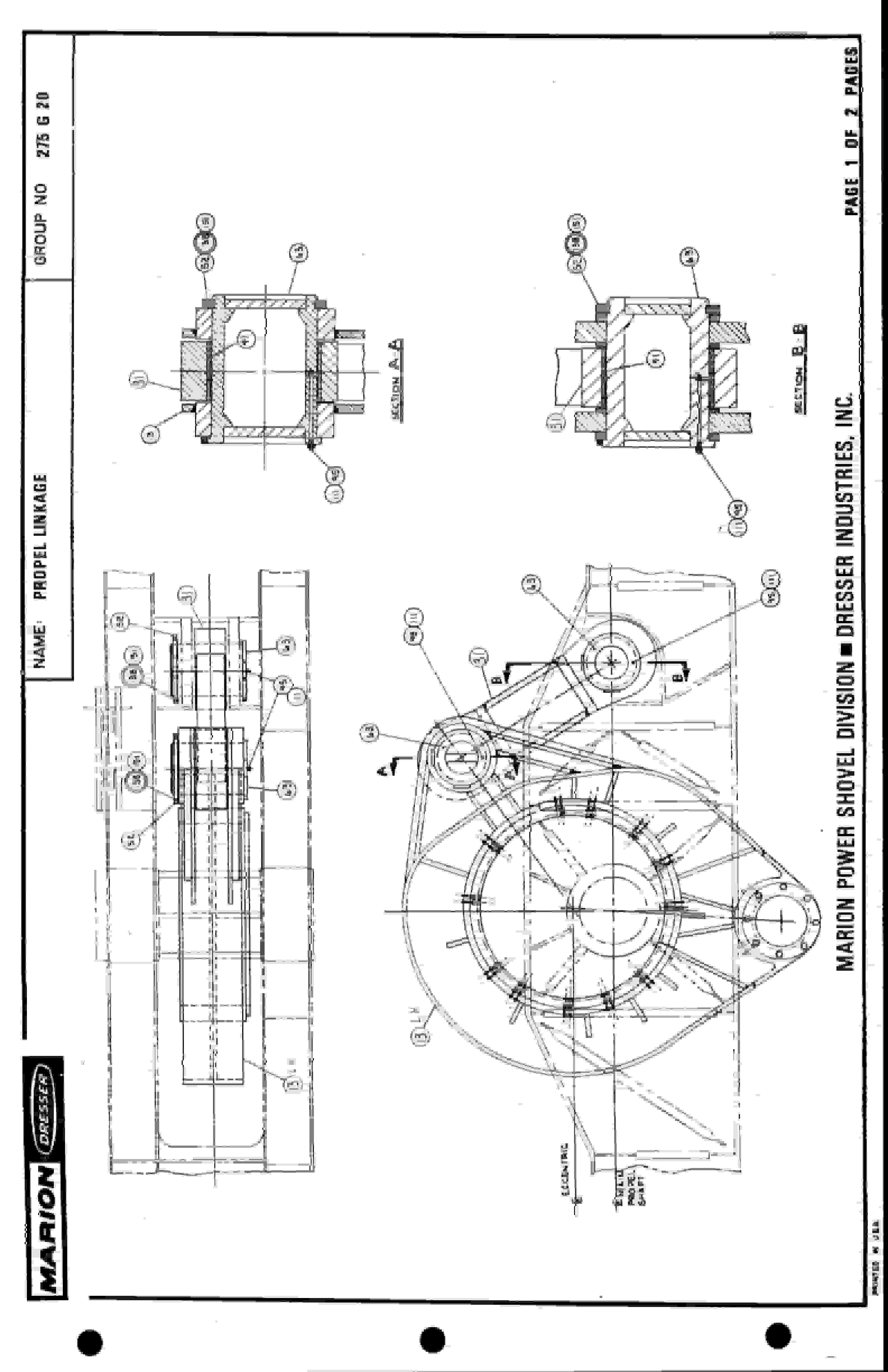 Bucyrus Marion 8050 Parts Catalog BI006693-5