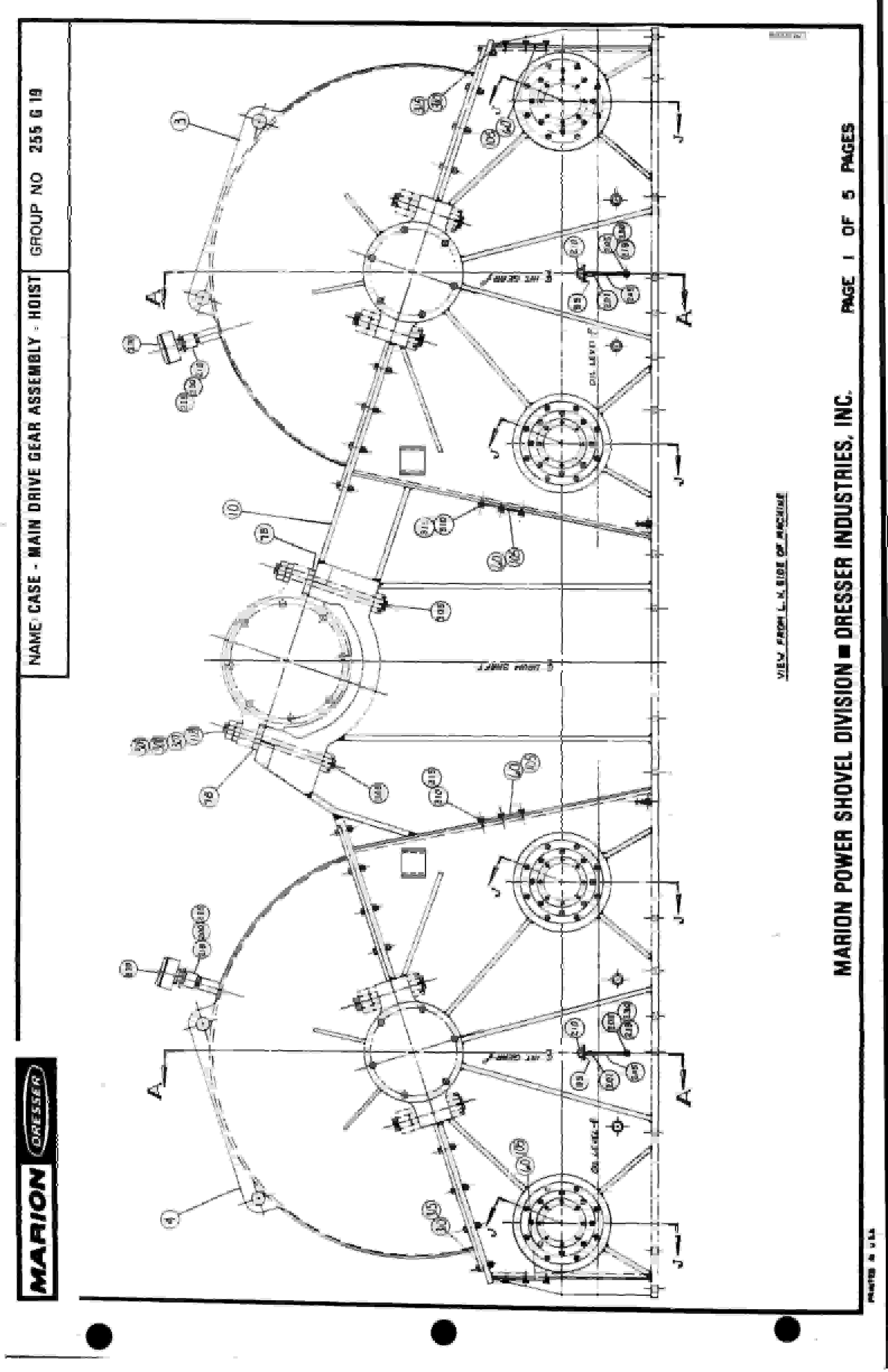 Bucyrus Marion 8050 Parts Catalog BI006721-5