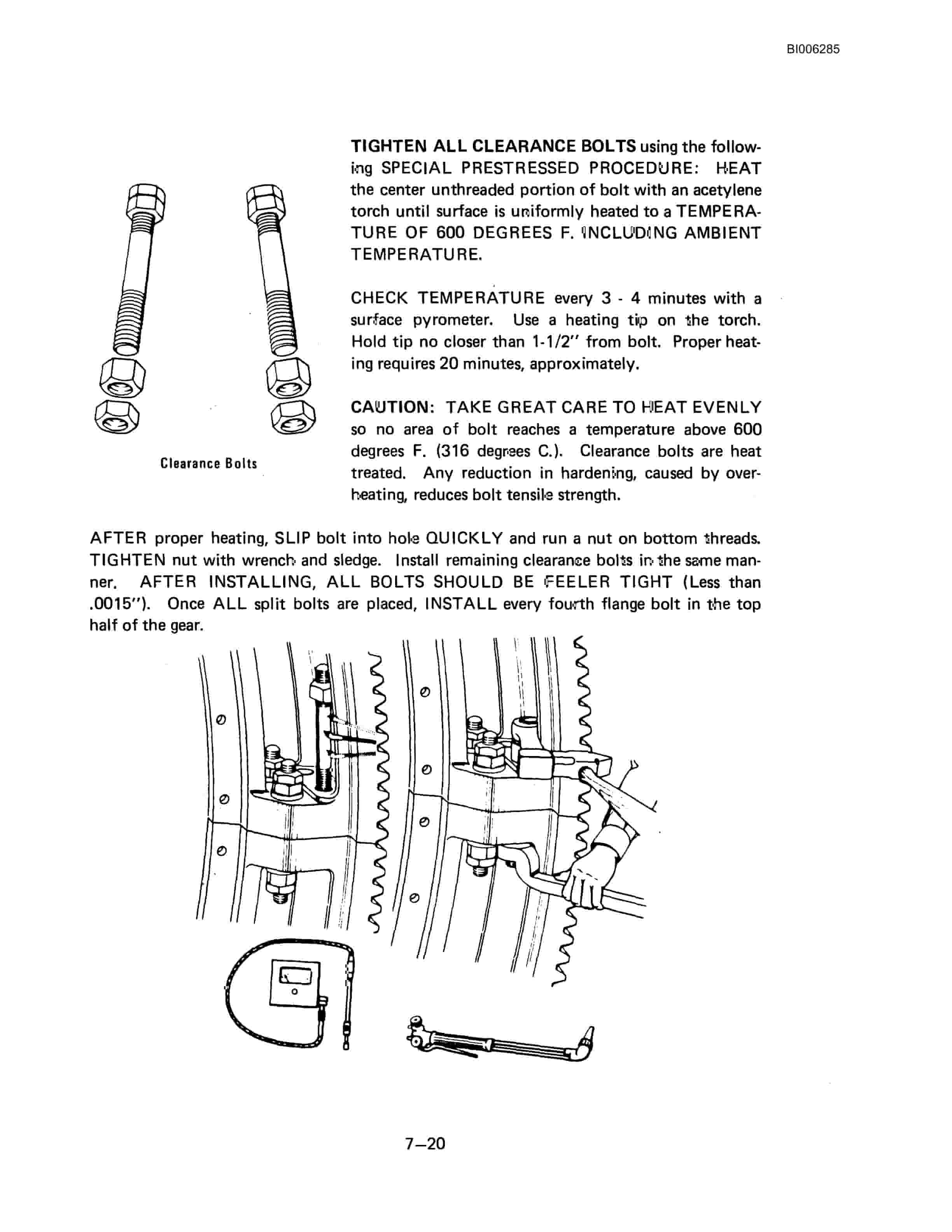 Bucyrus Marion 8050 Walking Dragline Technical Manual BI006285-2