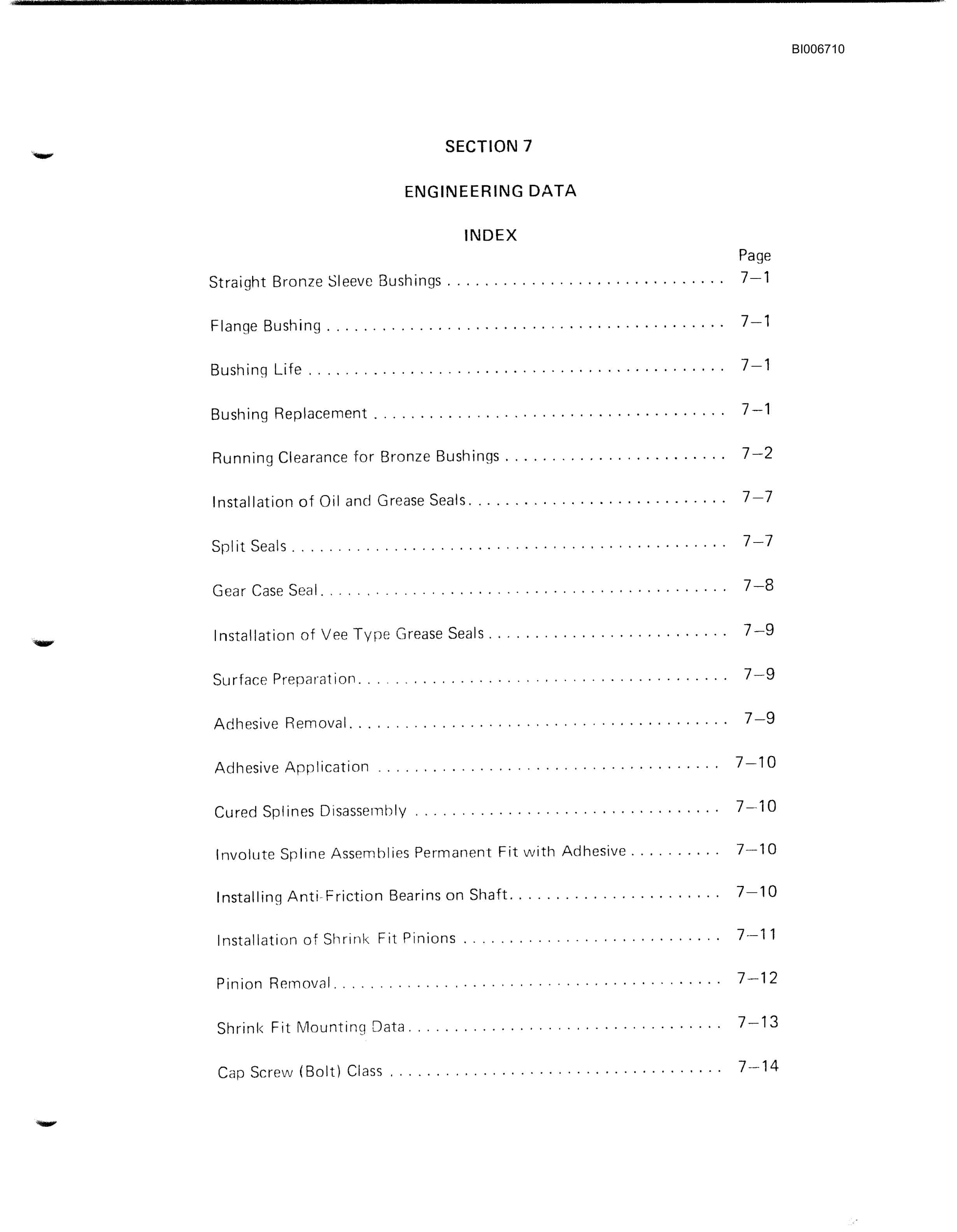 Bucyrus Marion 8050 Walking Dragline Technical Manual BI006710-3