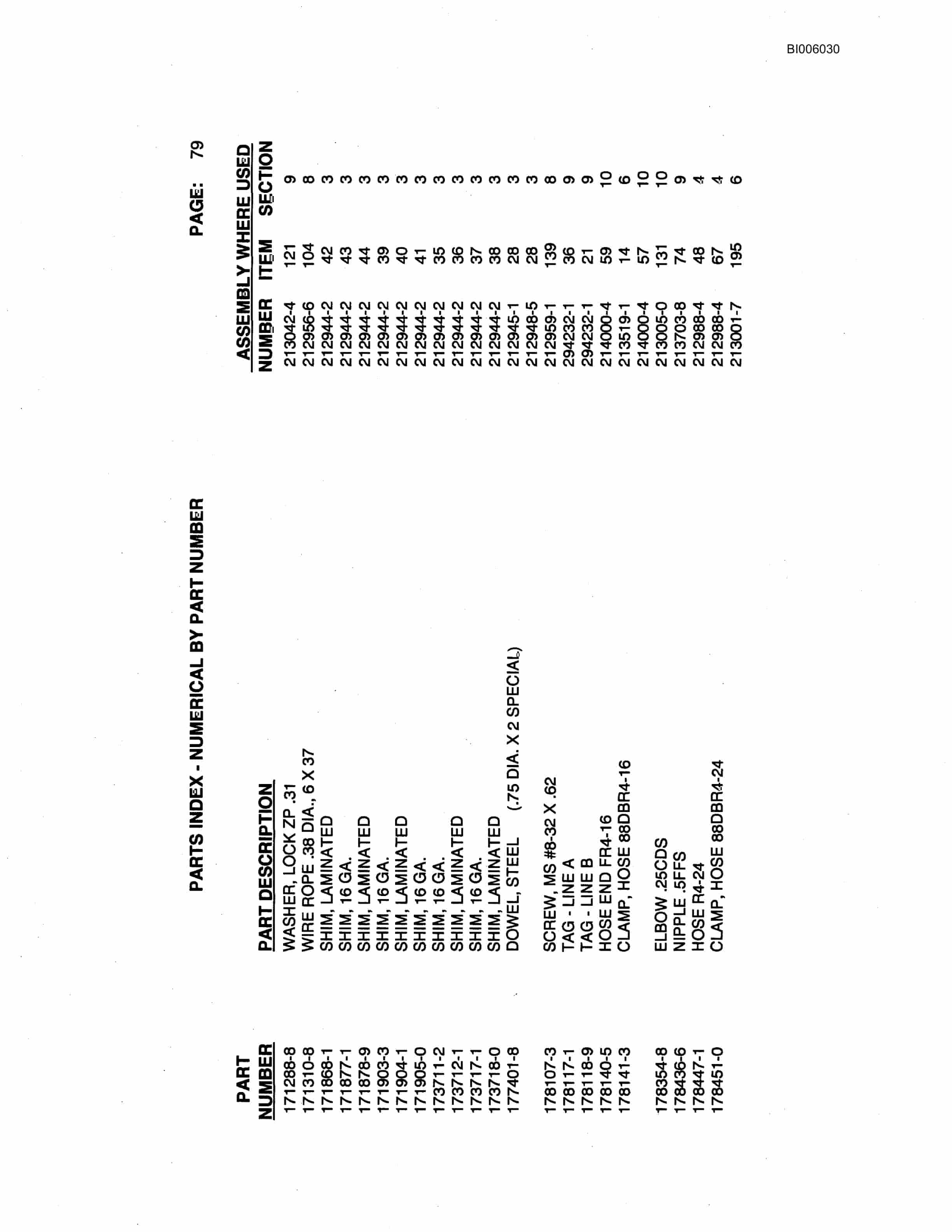 Bucyrus Marion 8200 Walking Dragline Parts Catalog BI006030-4