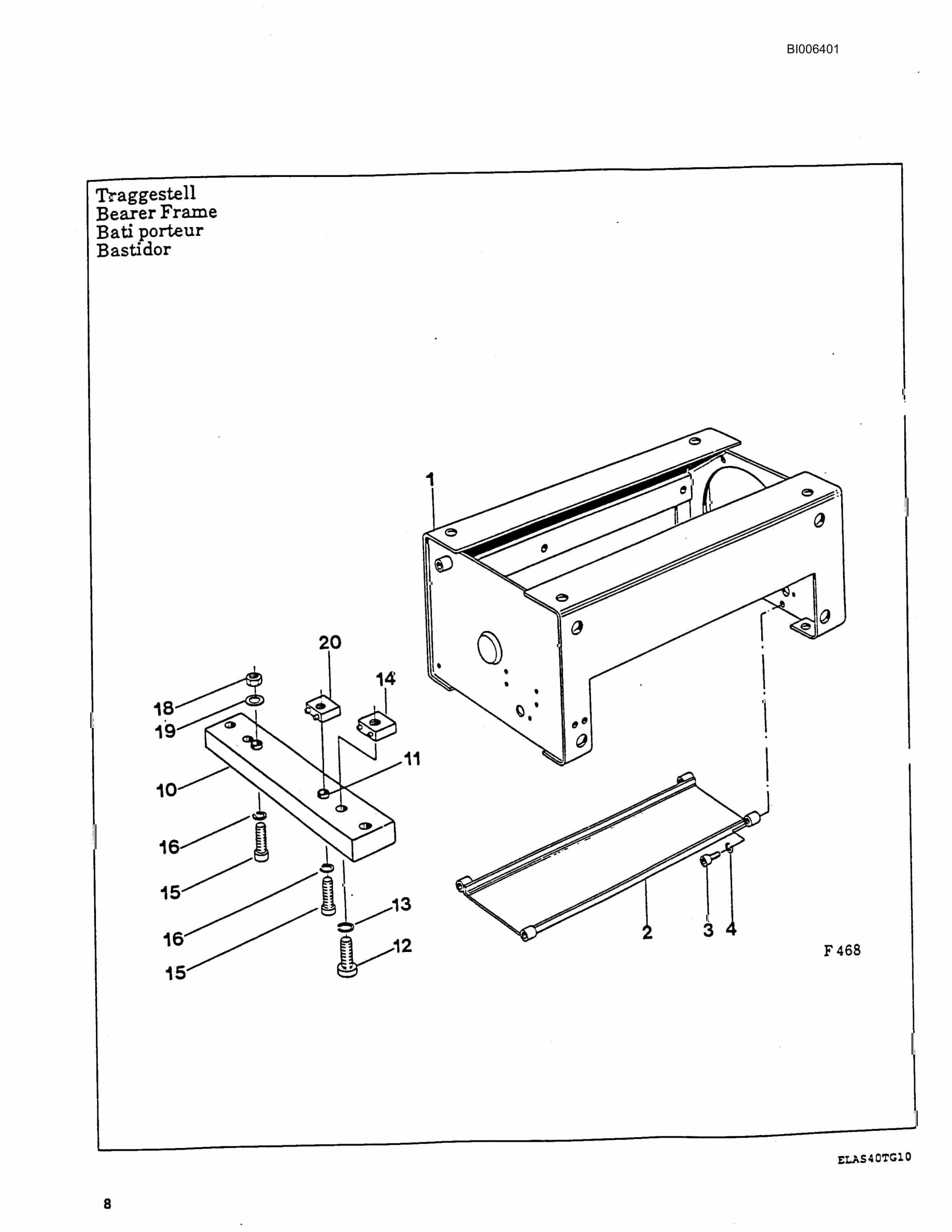 Bucyrus Marion 8200 Walking Dragline Parts Catalog BI006401-5