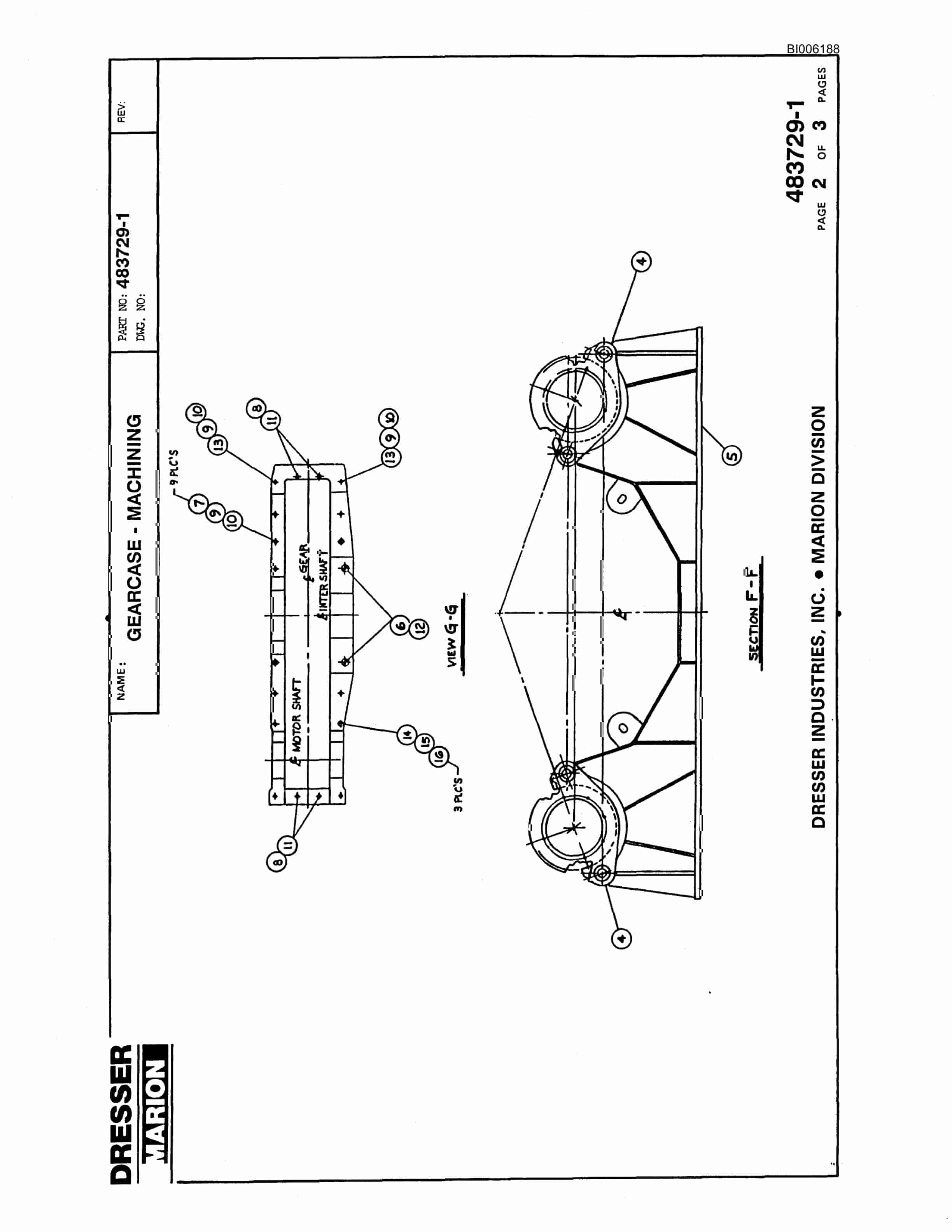 Bucyrus Marion 8200 Walking Dragline Technical Manual BI006188-2
