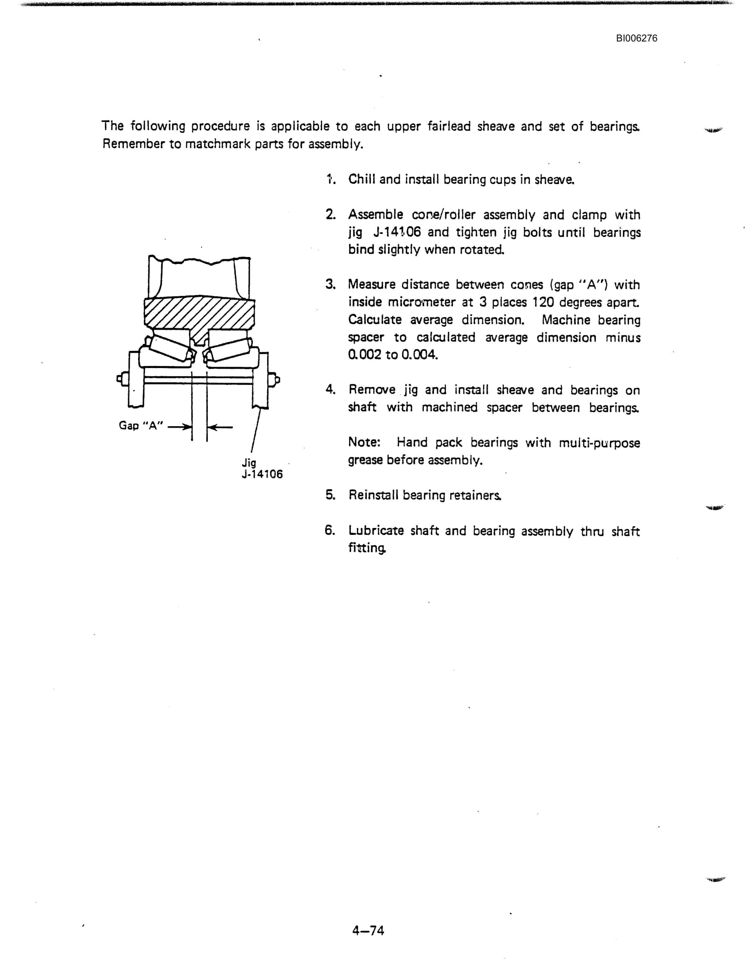 Bucyrus Marion 8200 Walking Dragline Technical Manual BI006276-2