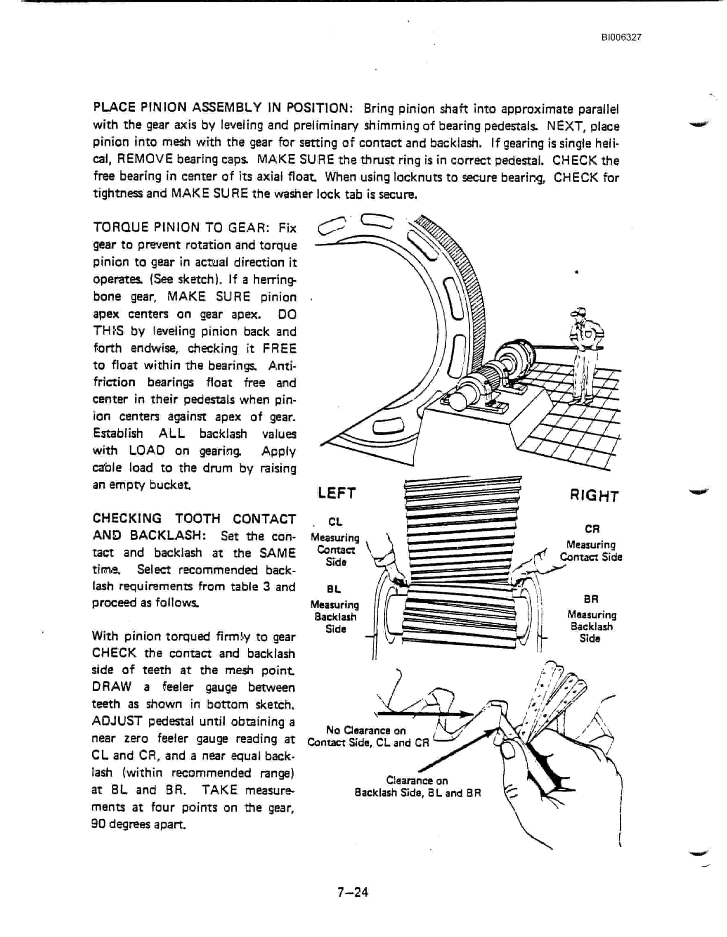 Bucyrus Marion 8200 Walking Dragline Technical Manual BI006327-3