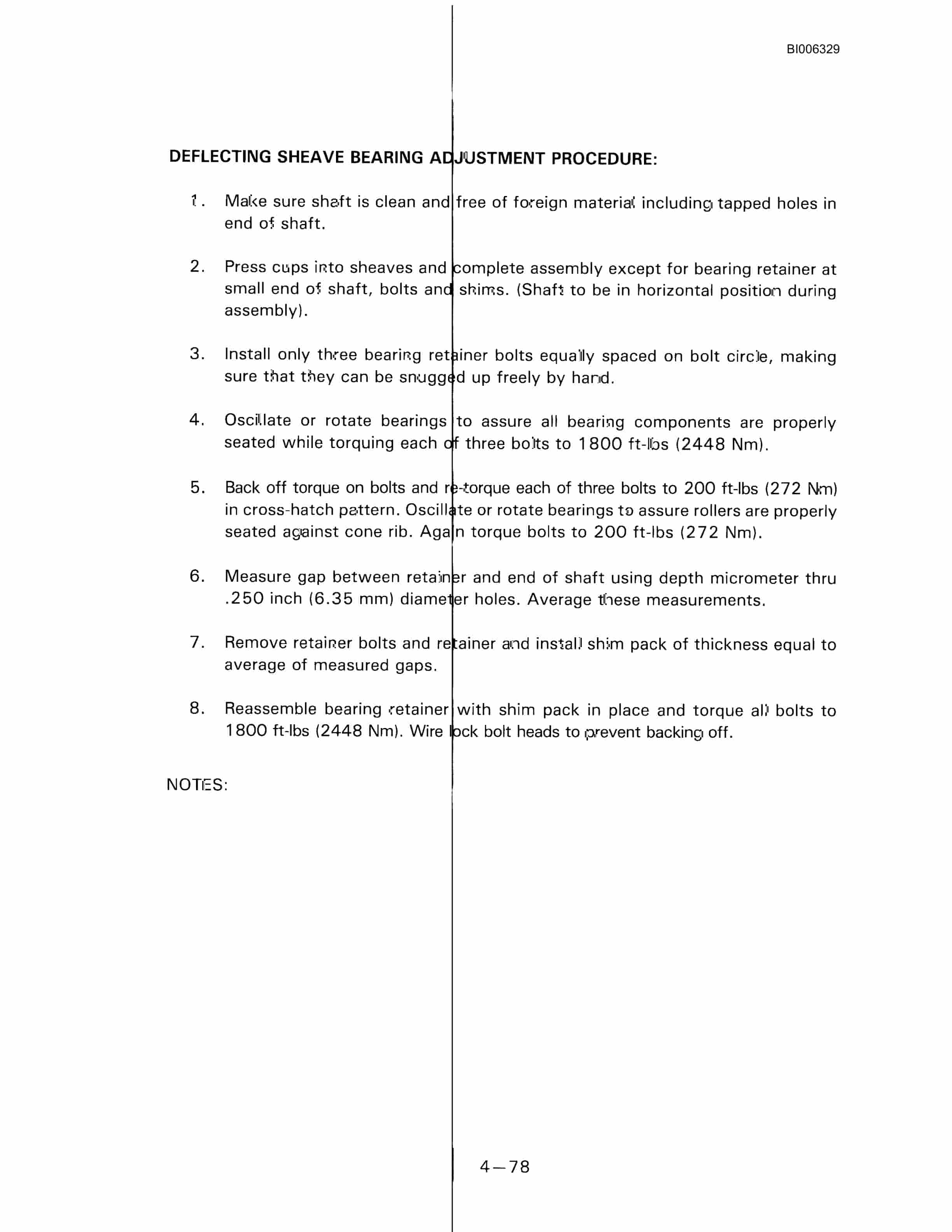 Bucyrus Marion 8200 Walking Dragline Technical Manual BI006329-5