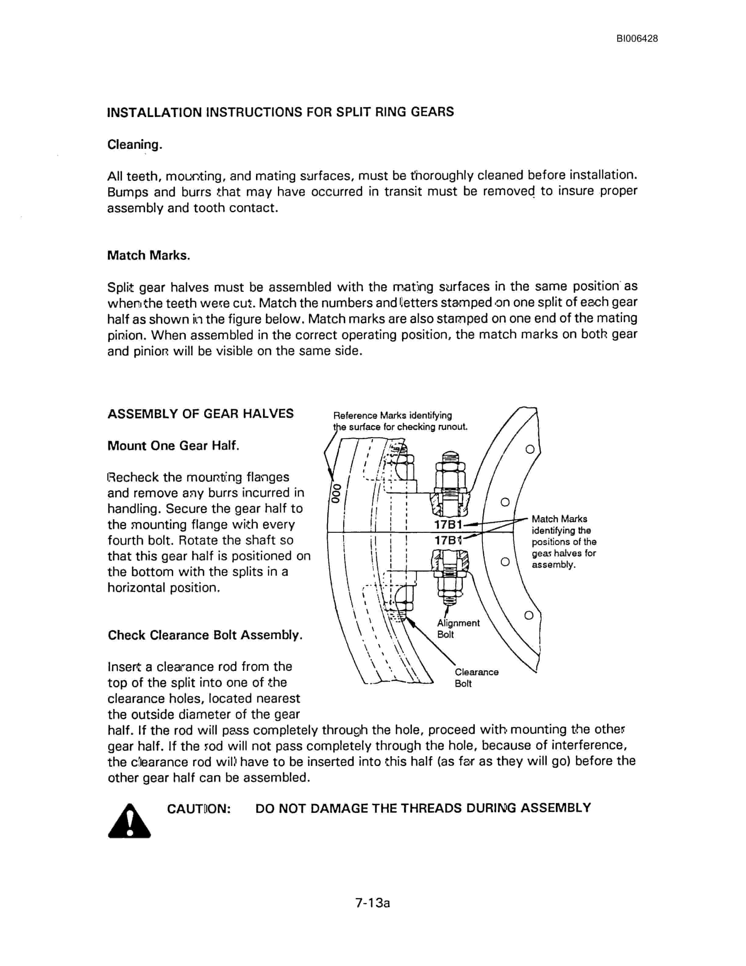 Bucyrus Marion 8200 Walking Dragline Technical Manual BI006428-3