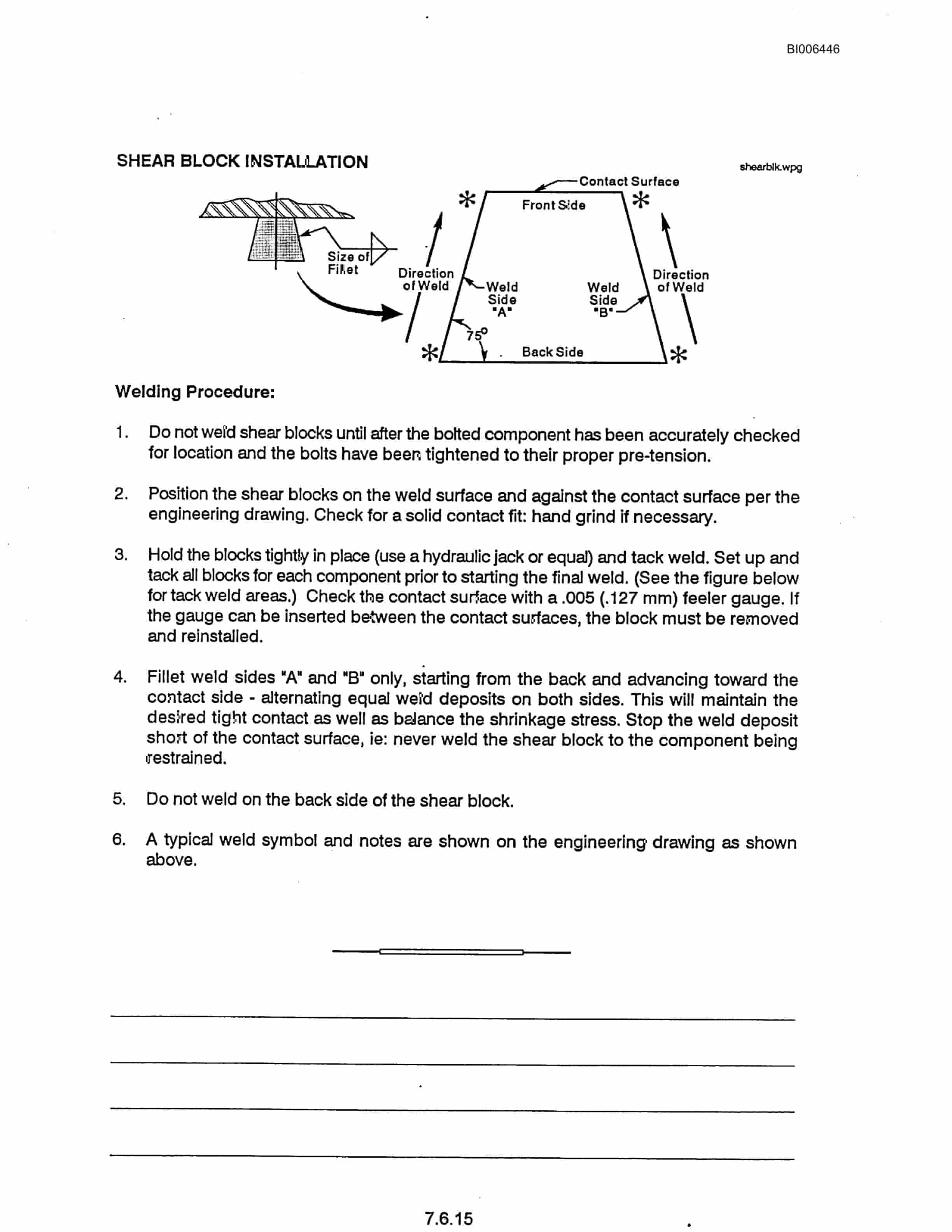 Bucyrus Marion 8200 Walking Dragline Technical Manual BI006446-4