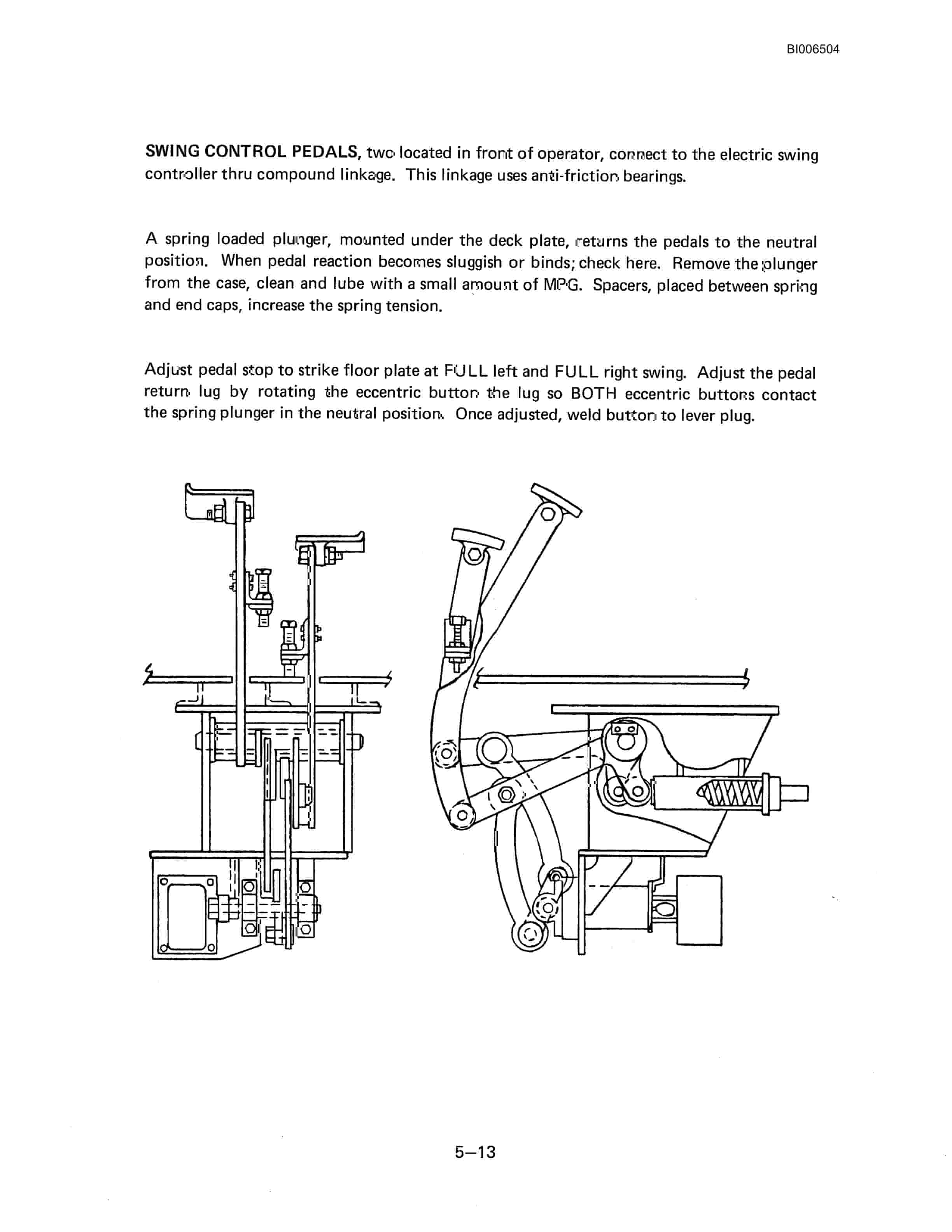 Bucyrus Marion 8200 Walking Dragline Technical Manual BI006504-5