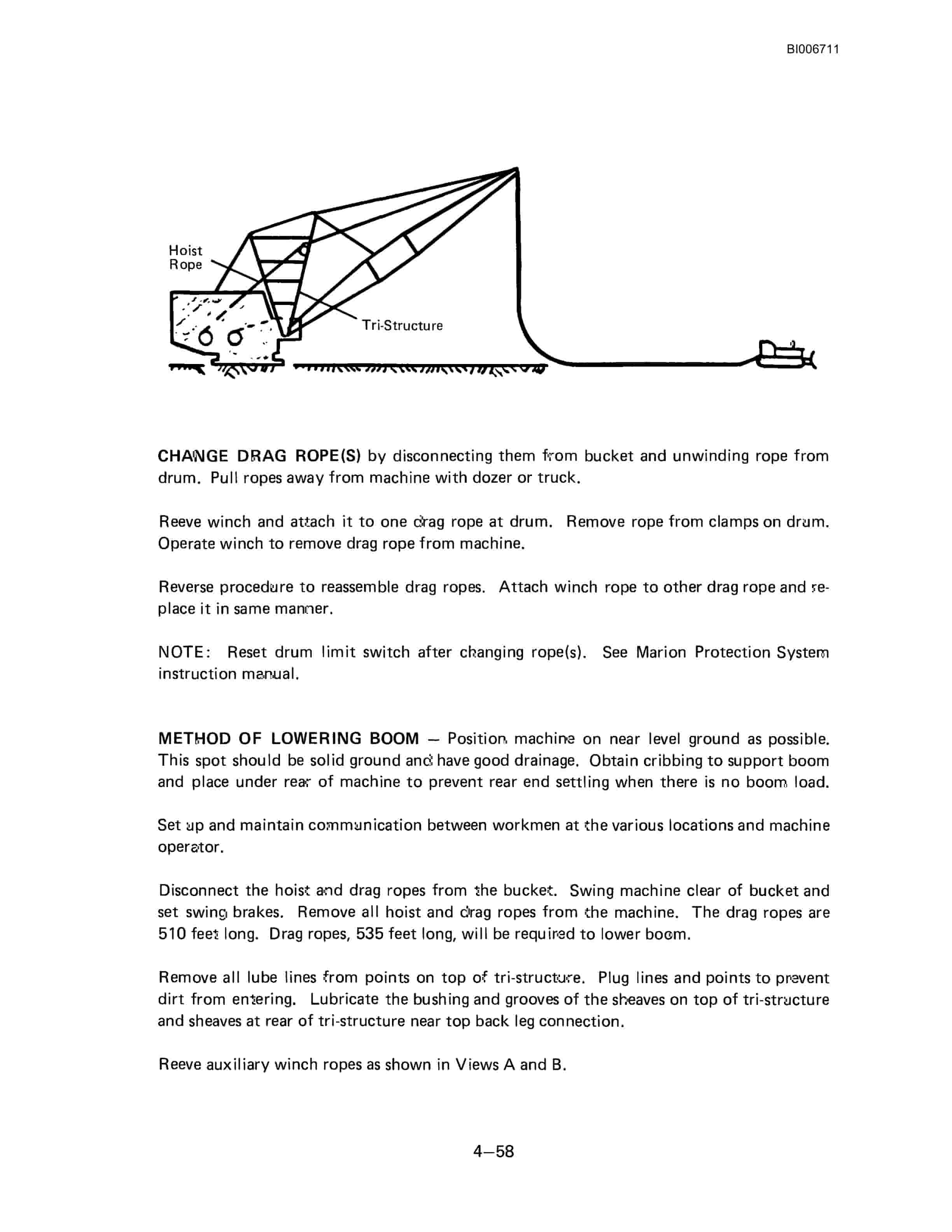 Bucyrus Marion 8200 Walking Dragline Technical Manual BI006711-4