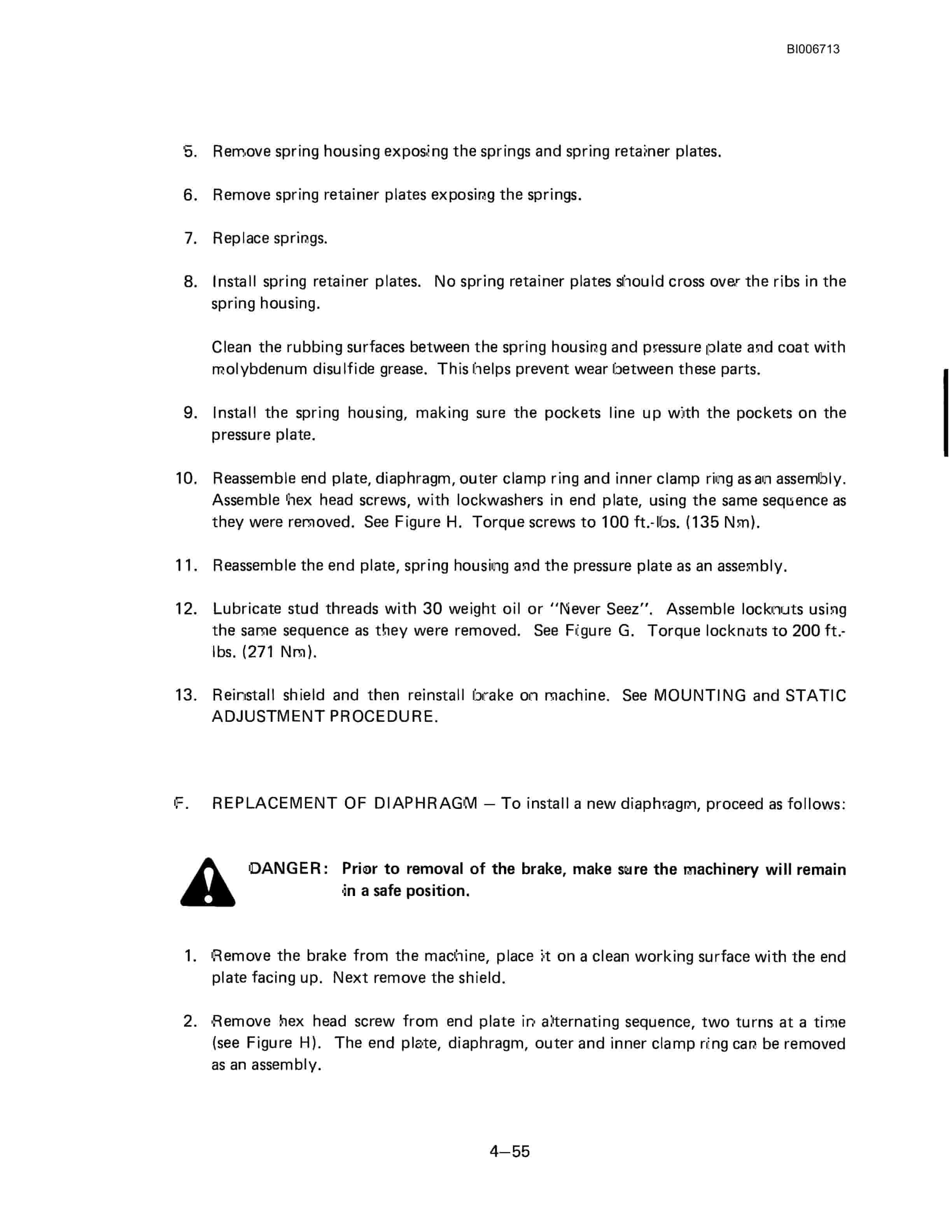 Bucyrus Marion 8200 Walking Dragline Technical Manual BI006713-3