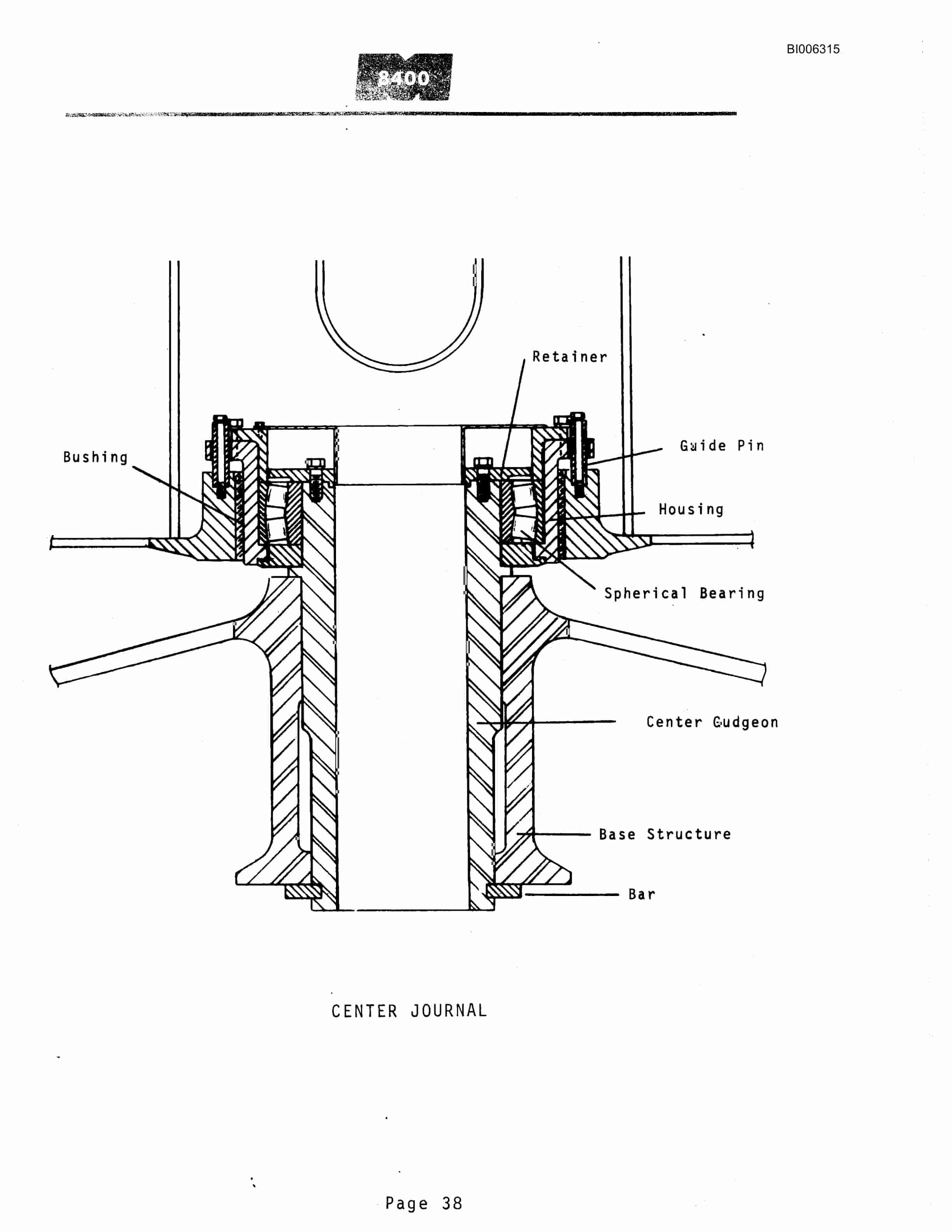 Bucyrus Marion 8400 Walking Dragline Technical Manual BI006315-2