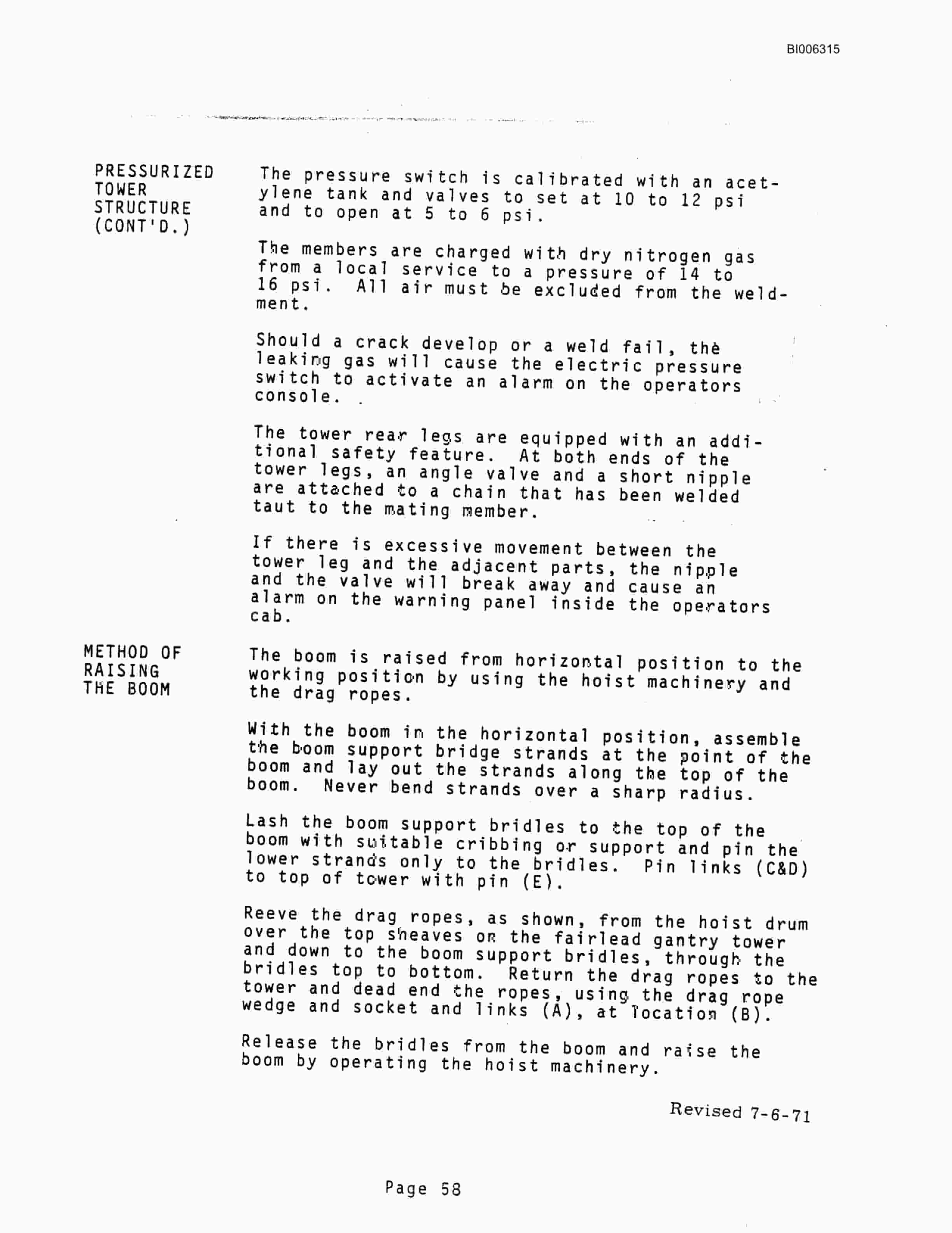 Bucyrus Marion 8400 Walking Dragline Technical Manual BI006315-4