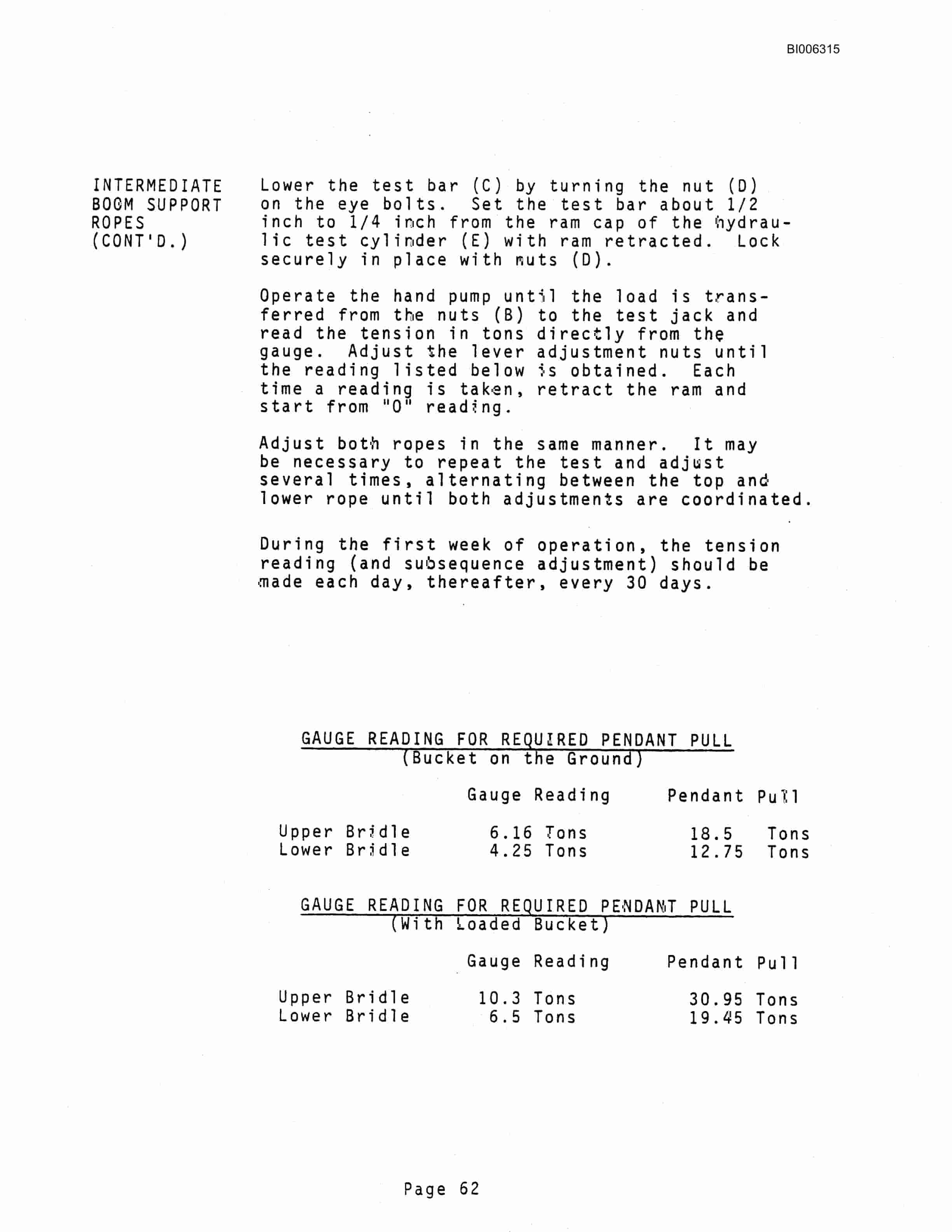 Bucyrus Marion 8400 Walking Dragline Technical Manual BI006315-5