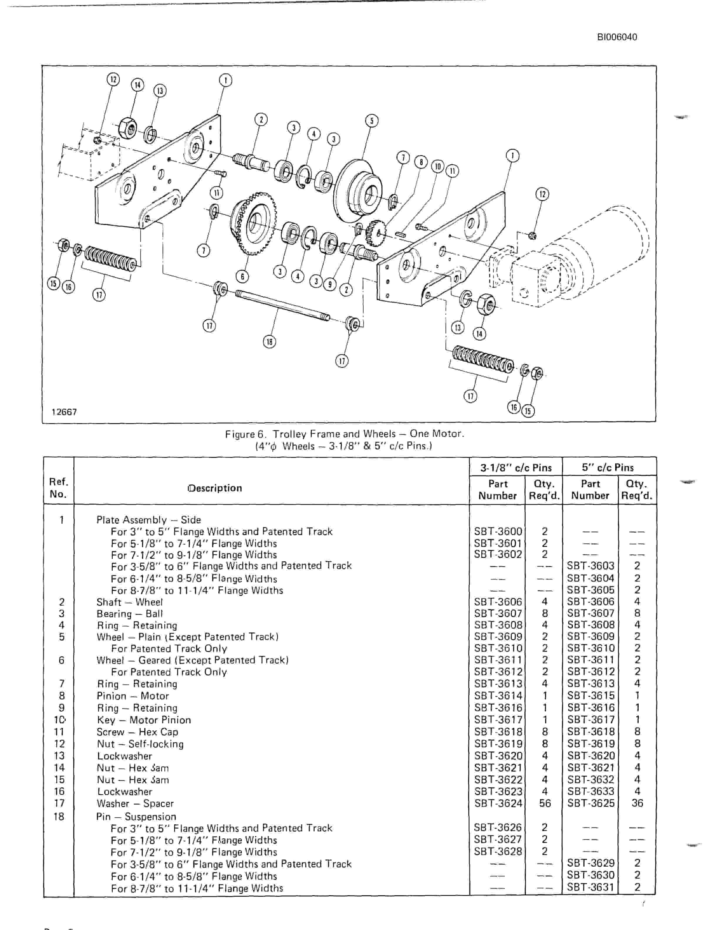 Bucyrus Marion 8750 Walking Dragline Parts Catalog BI006040-2