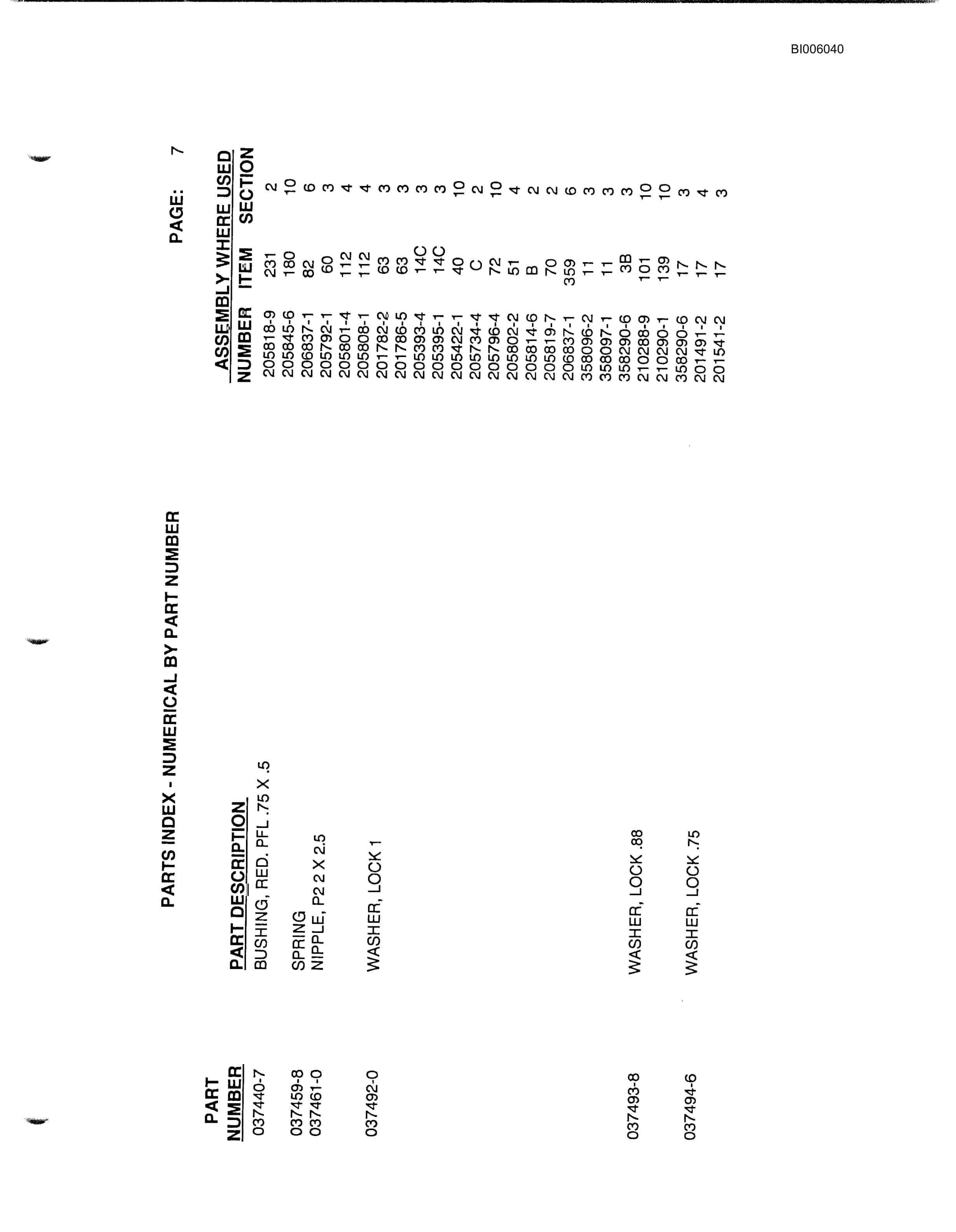 Bucyrus Marion 8750 Walking Dragline Parts Catalog BI006040-3