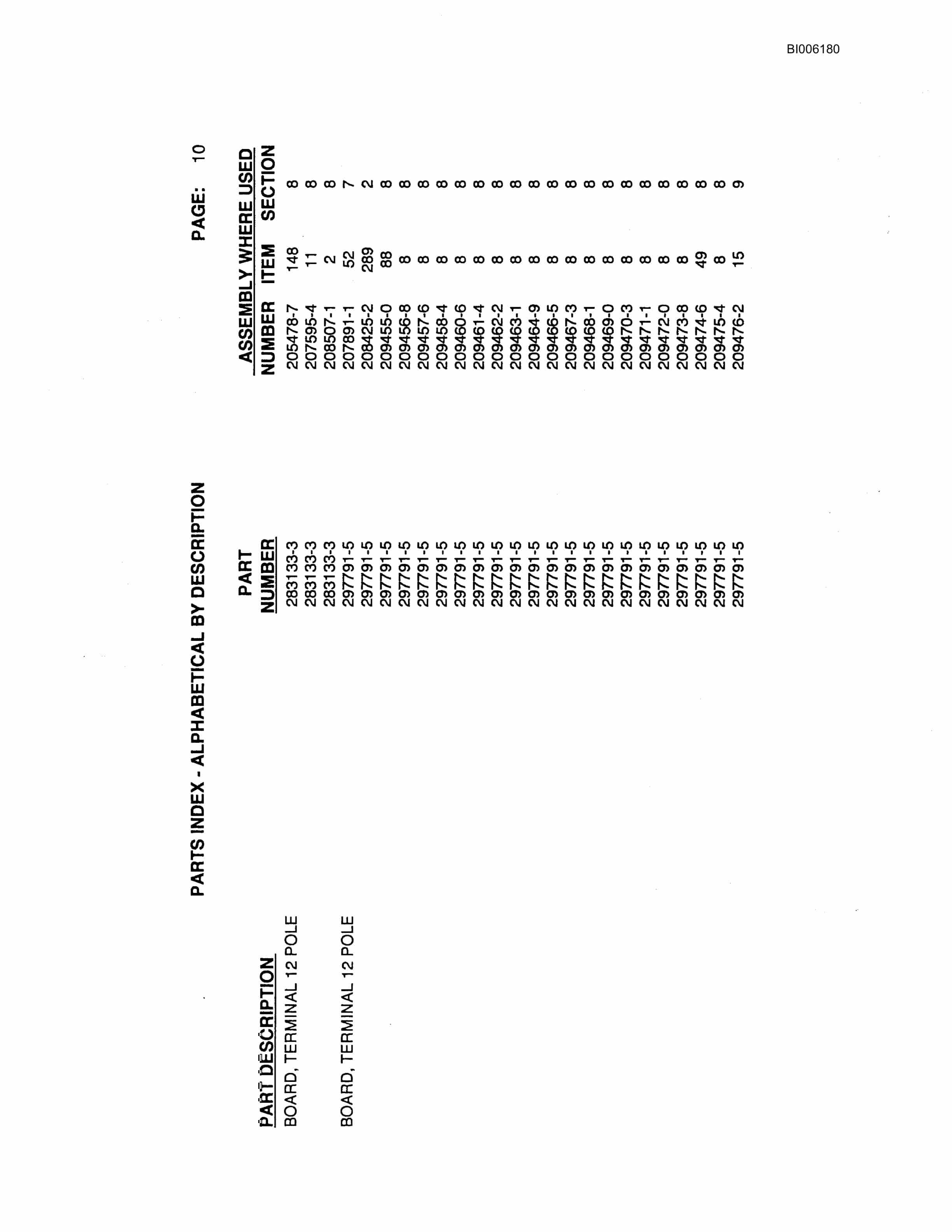 Bucyrus Marion 8750 Walking Dragline Parts Catalog BI006180-4