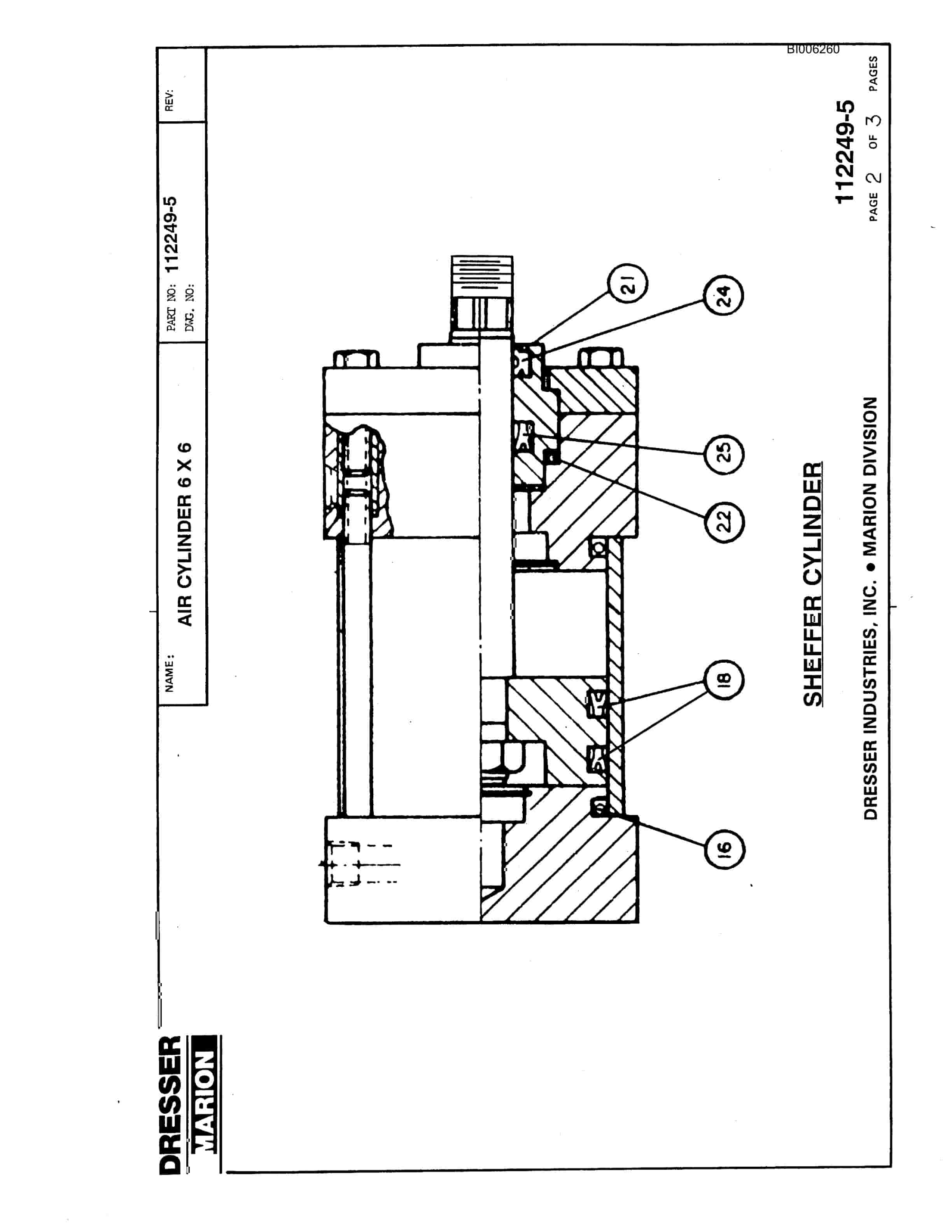 Bucyrus Marion 8750 Walking Dragline Parts Catalog BI006260-2