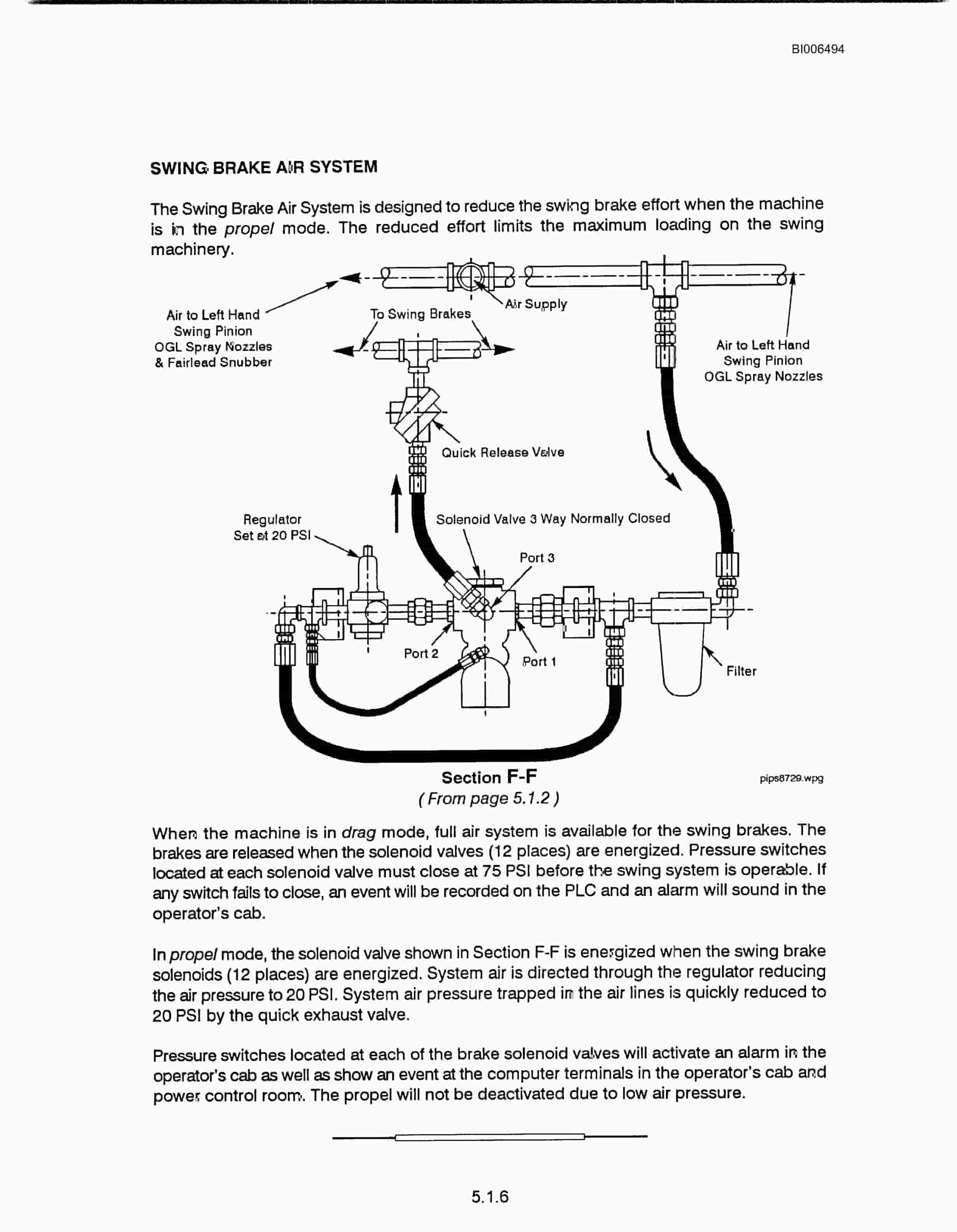 Bucyrus Marion 8750 Walking Dragline Technical Manual BI006494-2