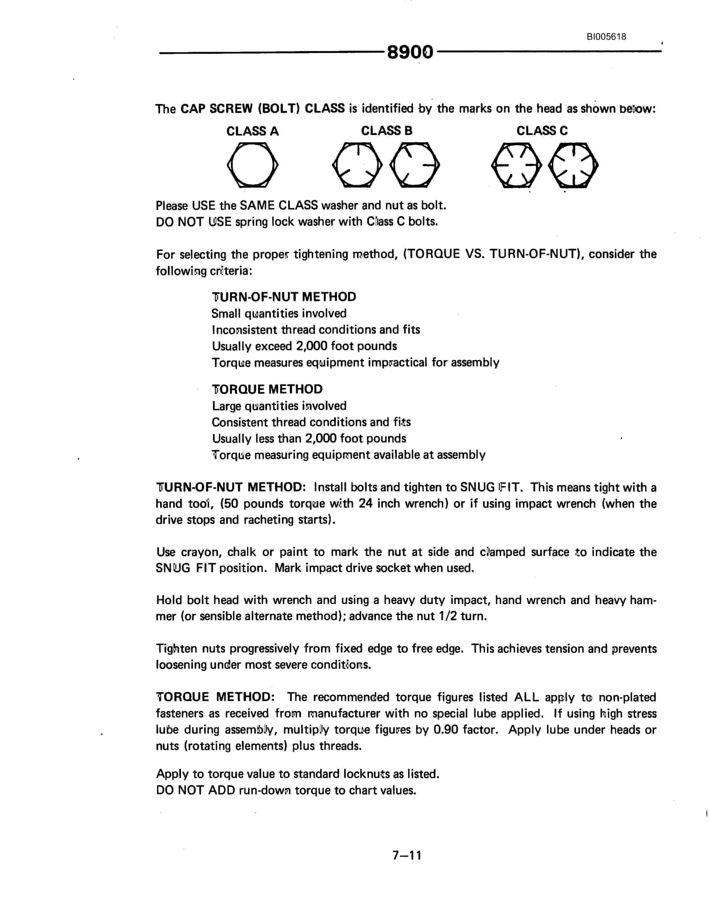 Bucyrus Marion 8900 Power Shovel Technical Manual BI005618-4