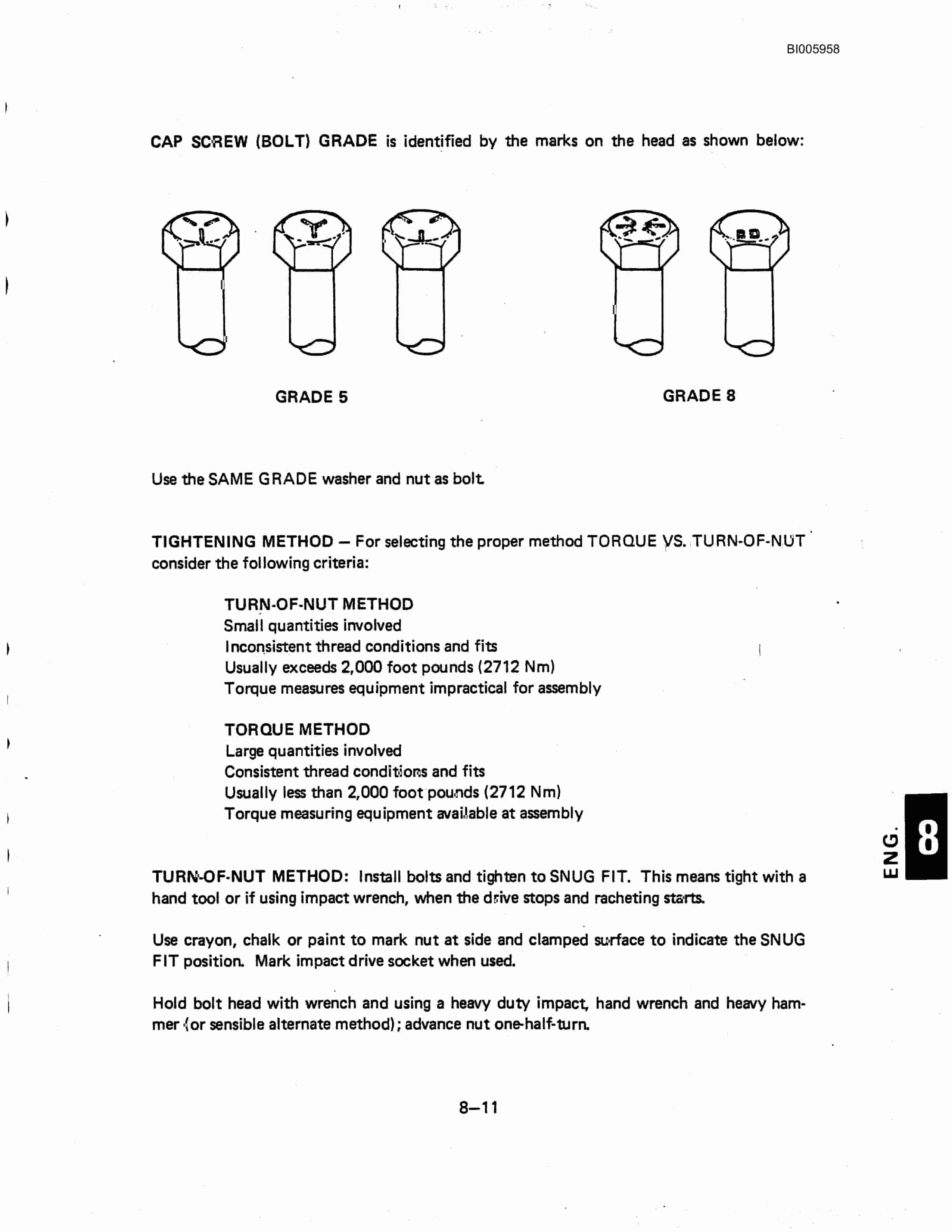 Bucyrus Marion M-3 Blast Hole Drill Technical Manual BI005958-5