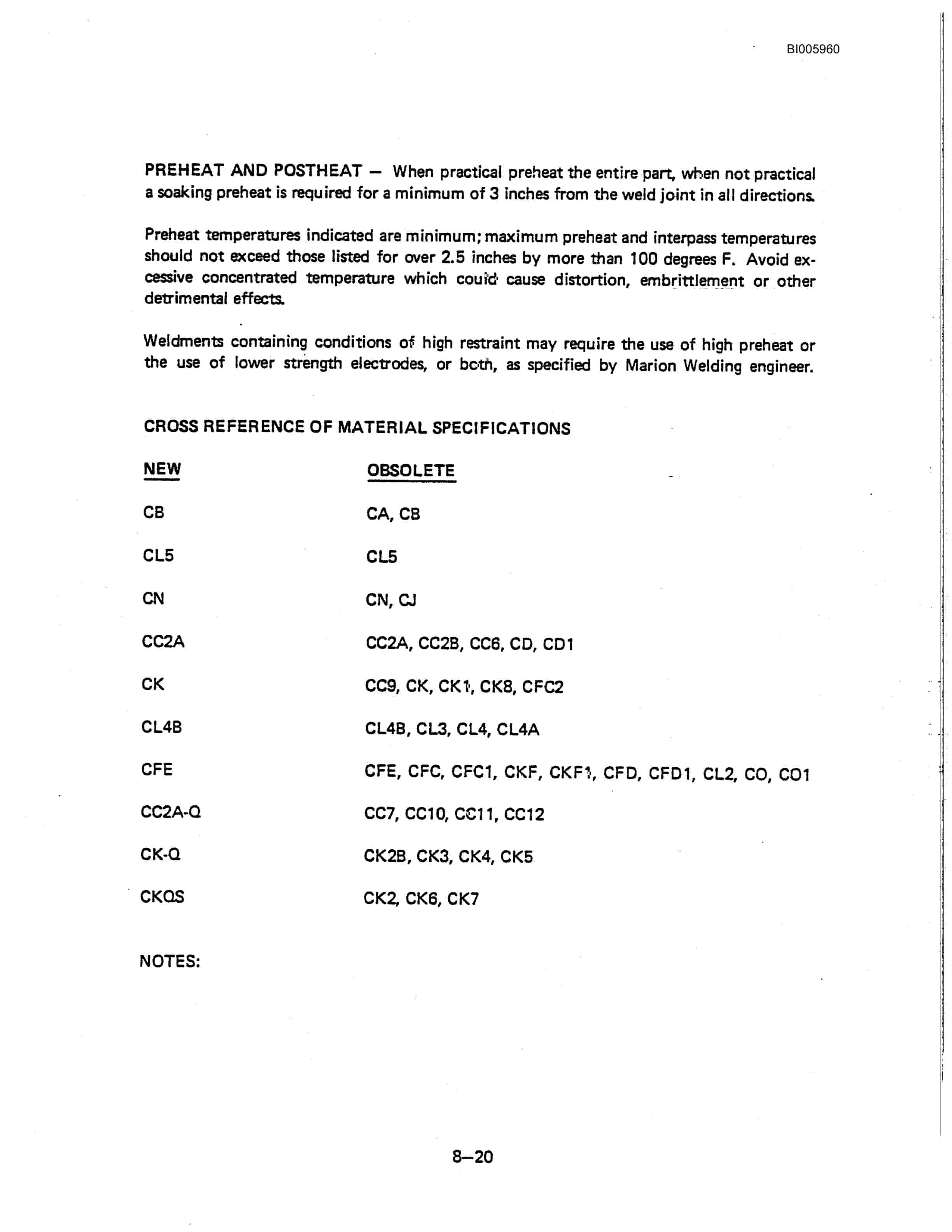 Bucyrus Marion M-3 Blast Hole Drill Technical Manual BI005960-5