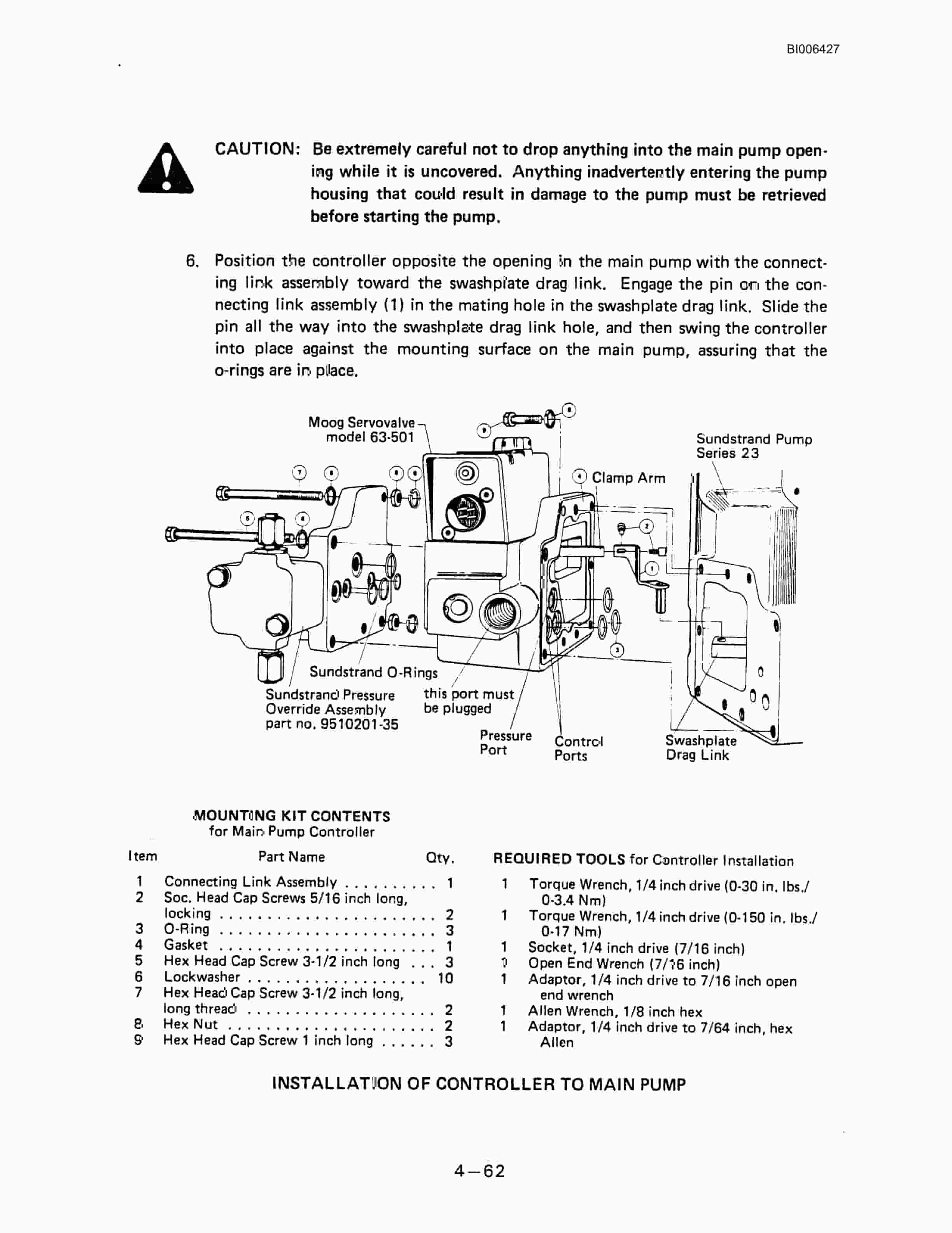 Bucyrus Marion M-3B Blast Hole Drill Technical Manual BI006427-2