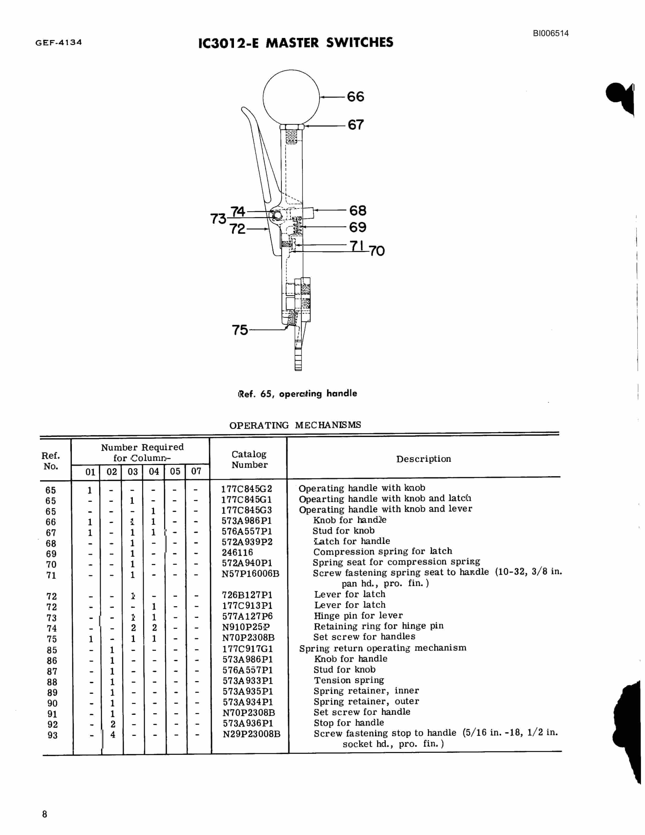 Bucyrus Marion M-4 Drill Technical Manual BI006514-3