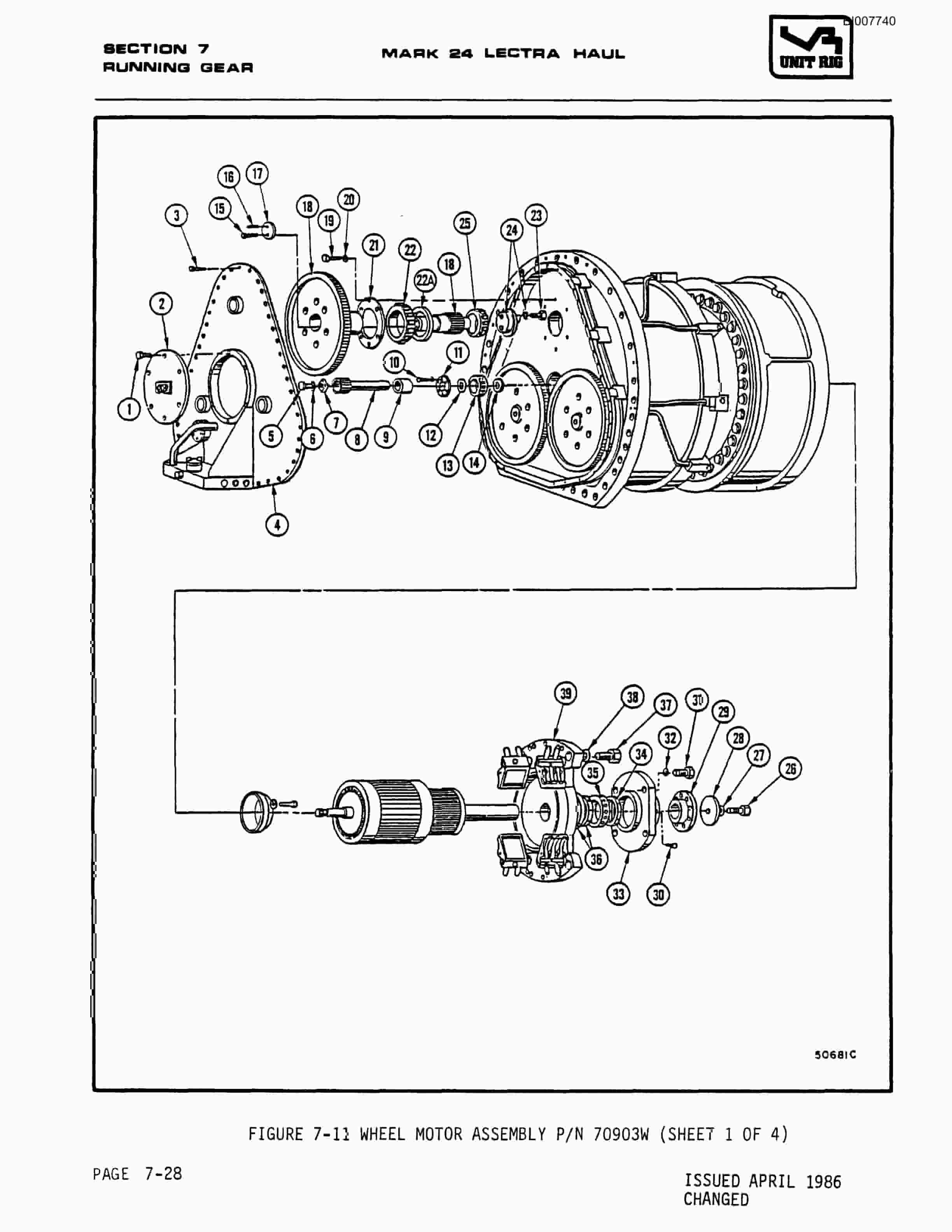 Bucyrus Mark 24 Illustrated Parts Catalog BI007740-4