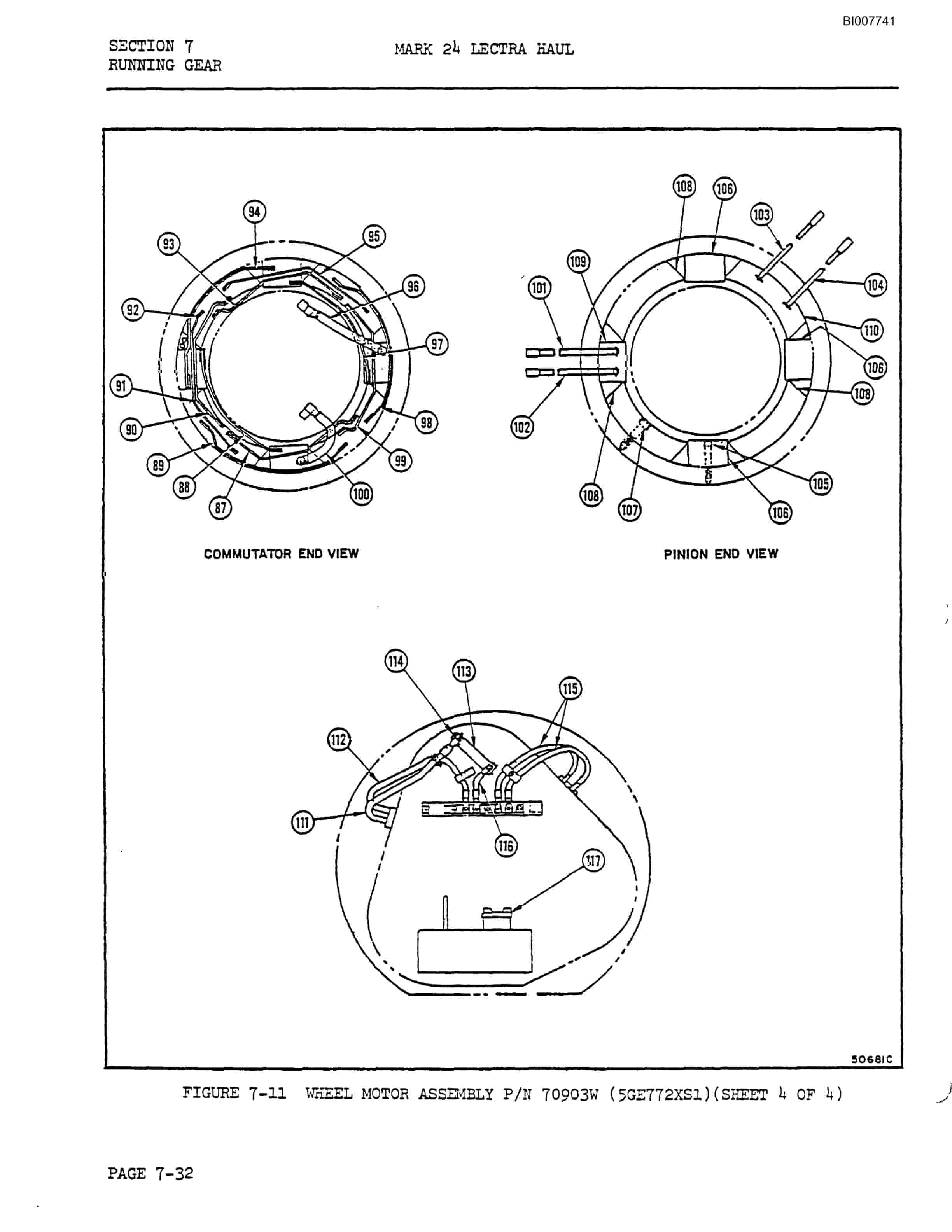 Bucyrus Mark 24 Illustrated Parts Catalog BI007741-5